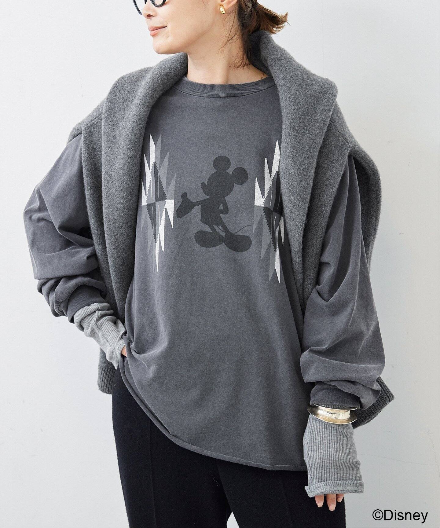 Shadow Mickey Tシャツ（Tシャツ／カットソー）｜Deuxieme Classe 