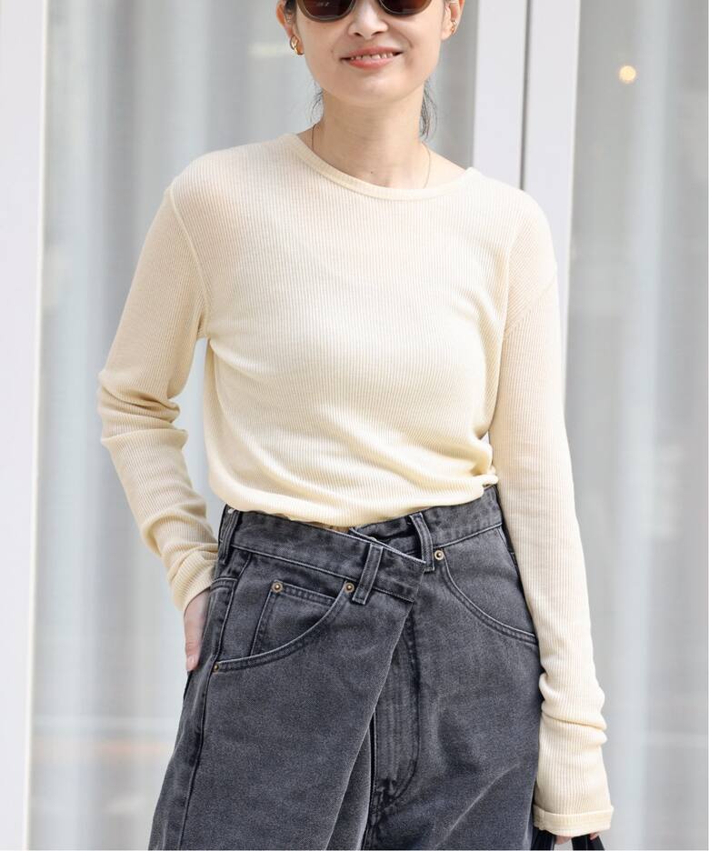 追加テレコ ロングスリーブ プルオーバー（Tシャツ／カットソー  