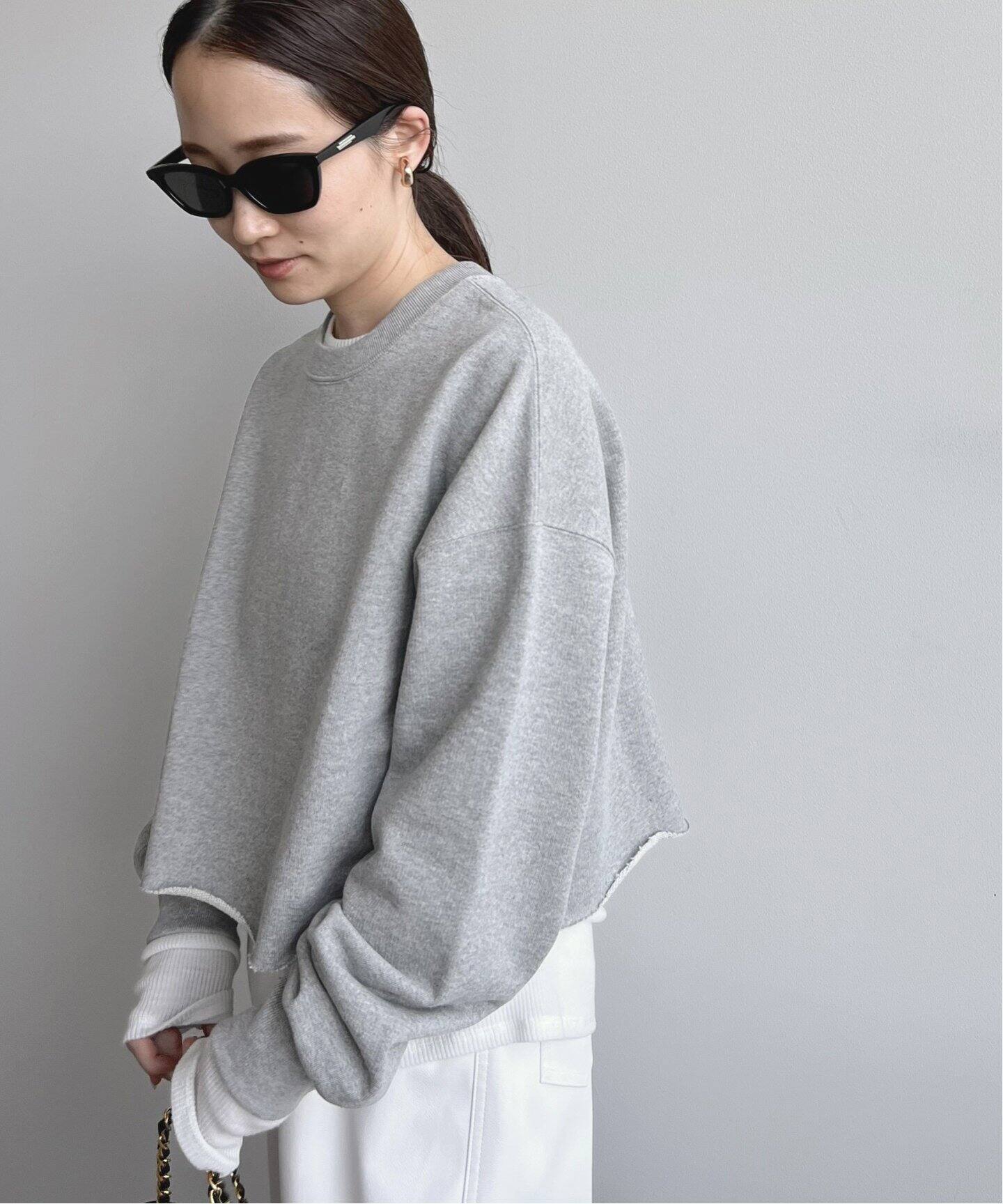 Cropped スウェット プルオーバー（スウェット）｜Deuxieme Classe  