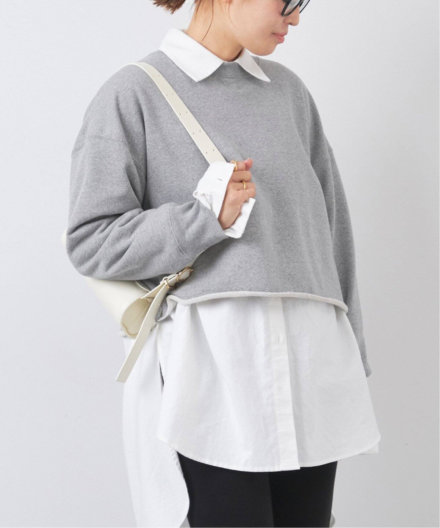 Cropped スウェット プルオーバー（スウェット）｜Deuxieme Classe  