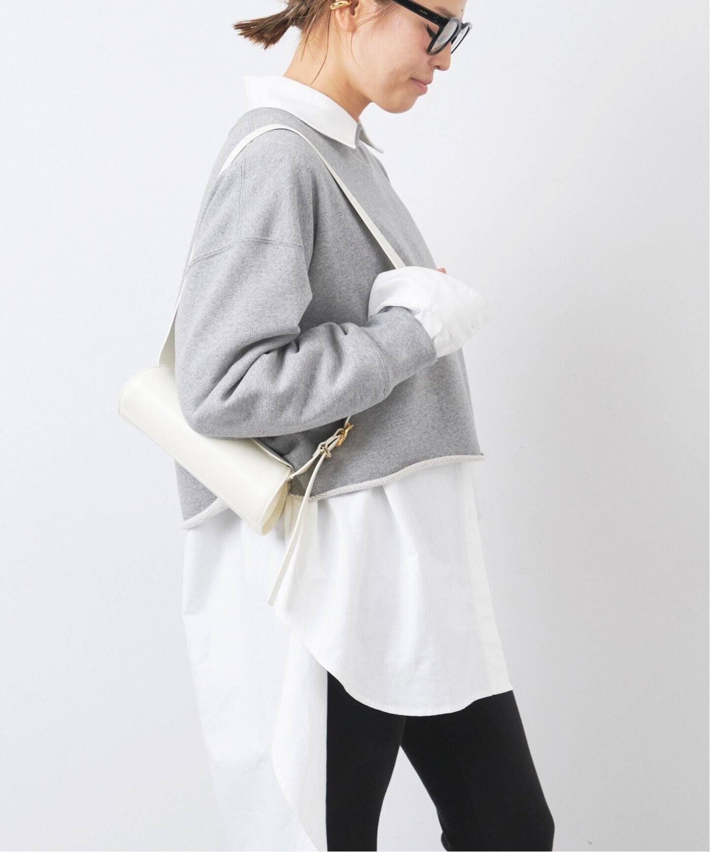 Cropped スウェット プルオーバー（スウェット）｜Deuxieme Classe  