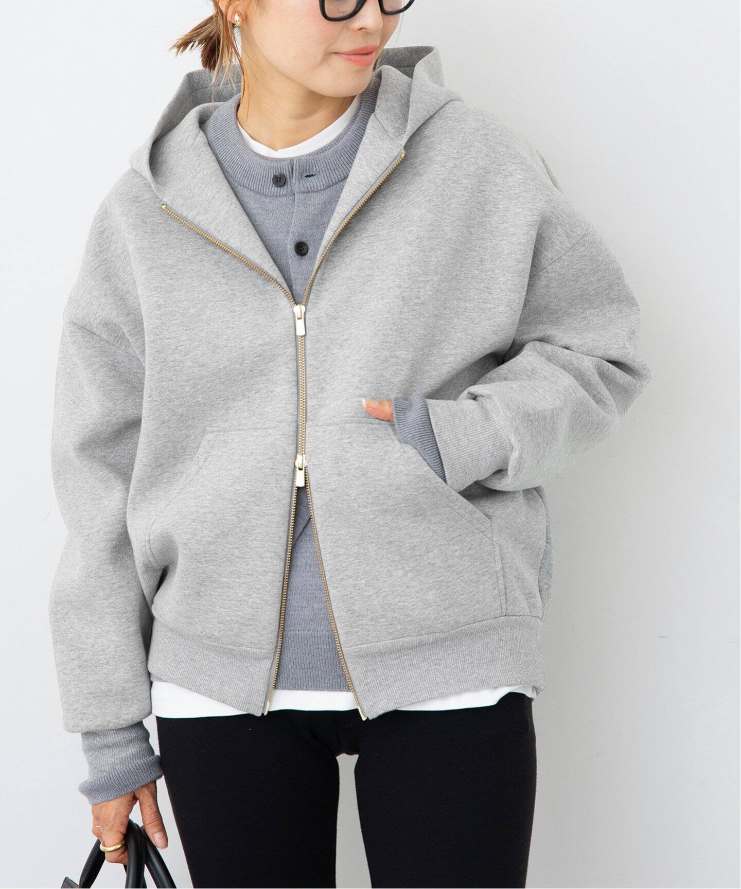 追加 Oversized ジップ フーディー（パーカー）｜Deuxieme Classe 