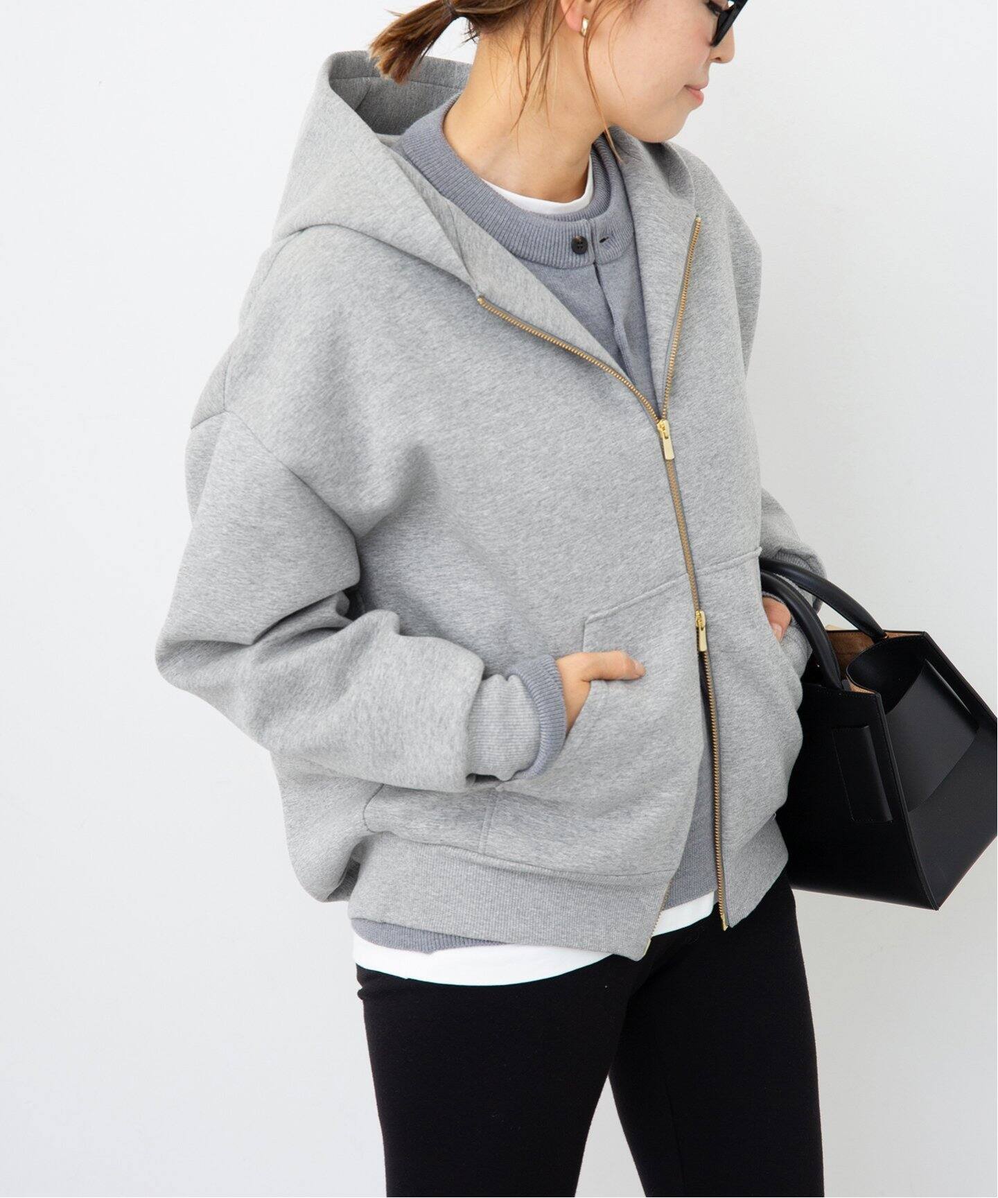 追加 Oversized ジップ フーディー（パーカー）｜Deuxieme Classe 