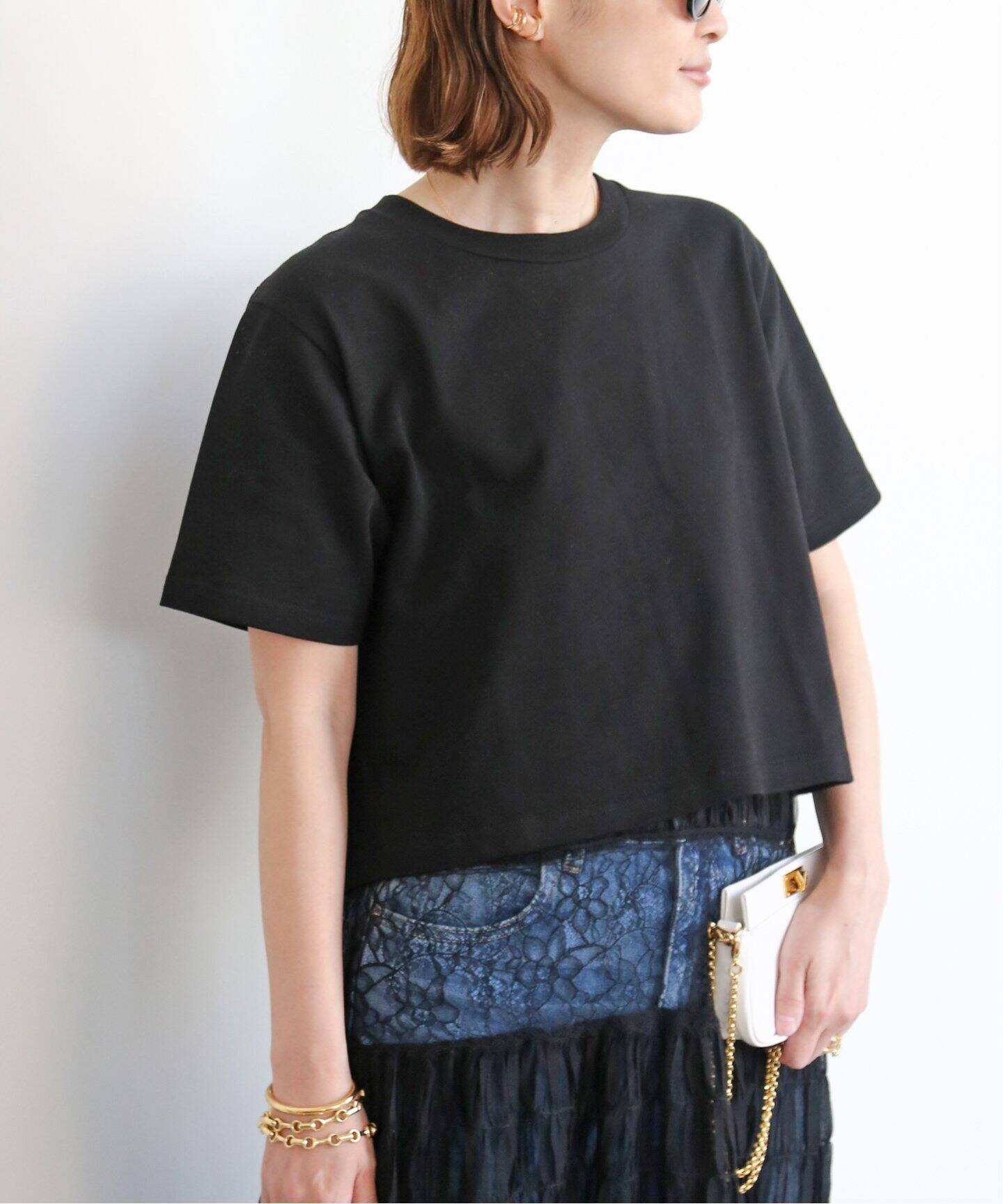 Cropped Tシャツ（Tシャツ／カットソー）｜Deuxieme Classe 
