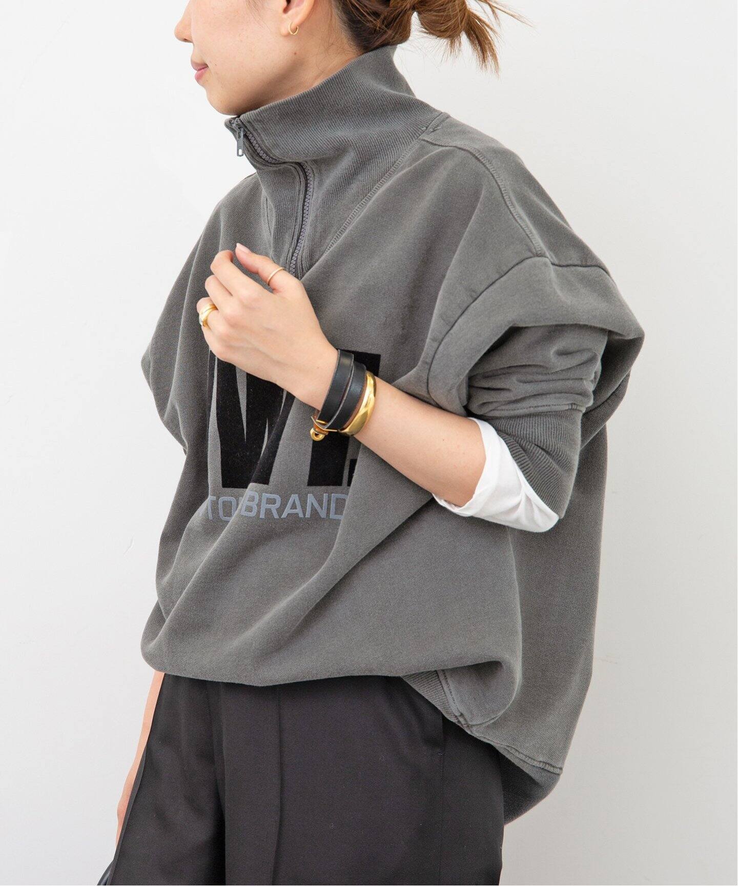 NEWTONE/ニュートーン】 HALF ZIP TOP（スウェット）｜Deuxieme Classe  