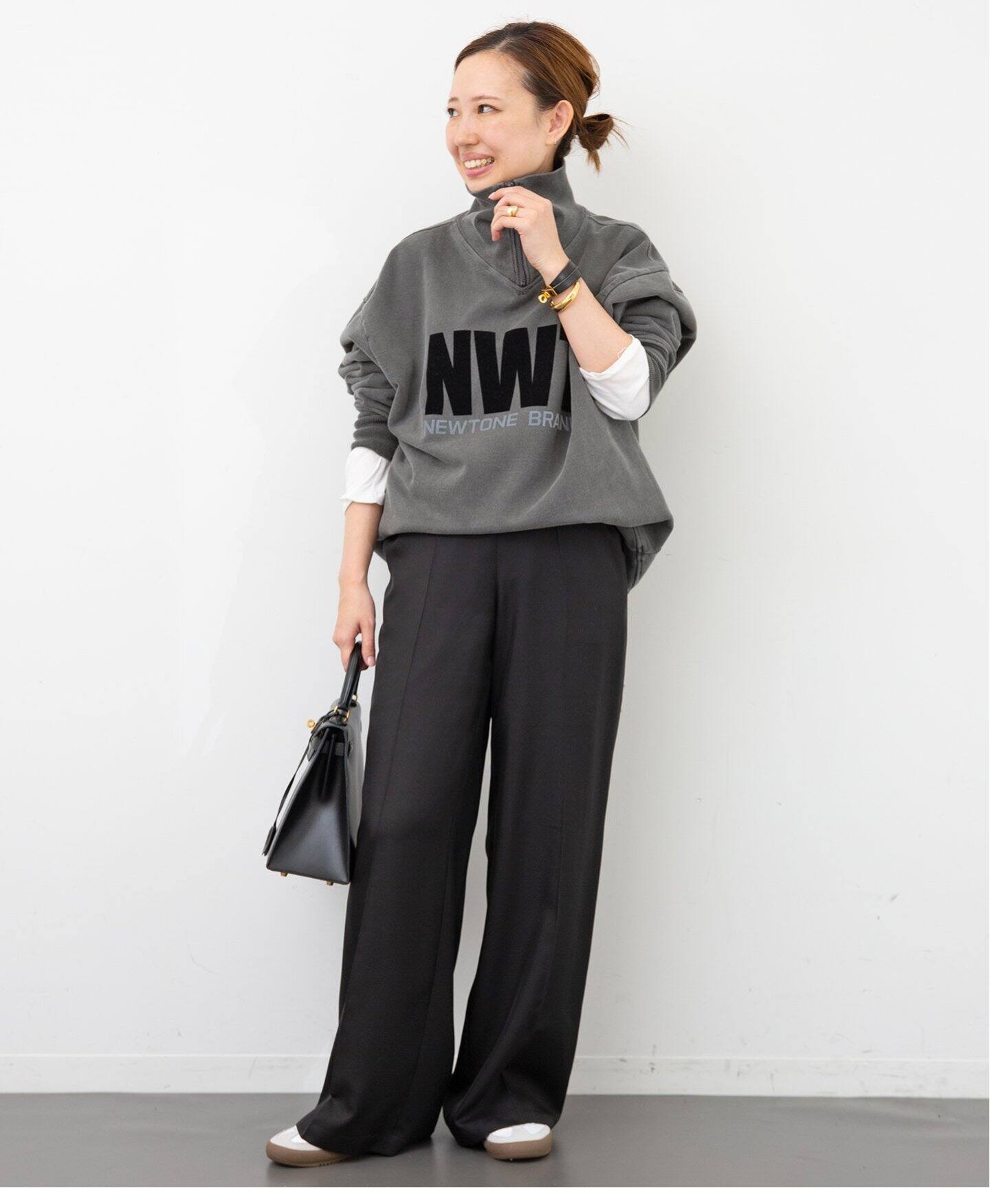 NEWTONE/ニュートーン】 HALF ZIP TOP（スウェット）｜Deuxieme Classe  