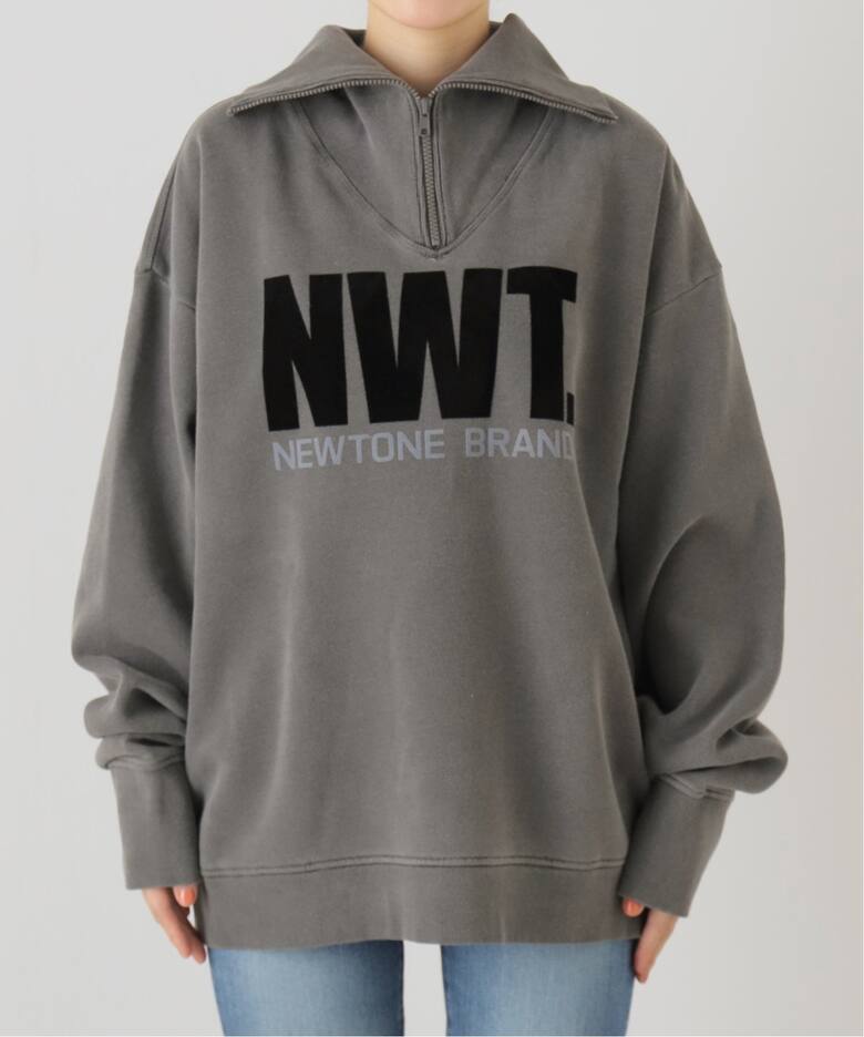 NEWTONE/ニュートーン】 HALF ZIP TOP（スウェット）｜Deuxieme 