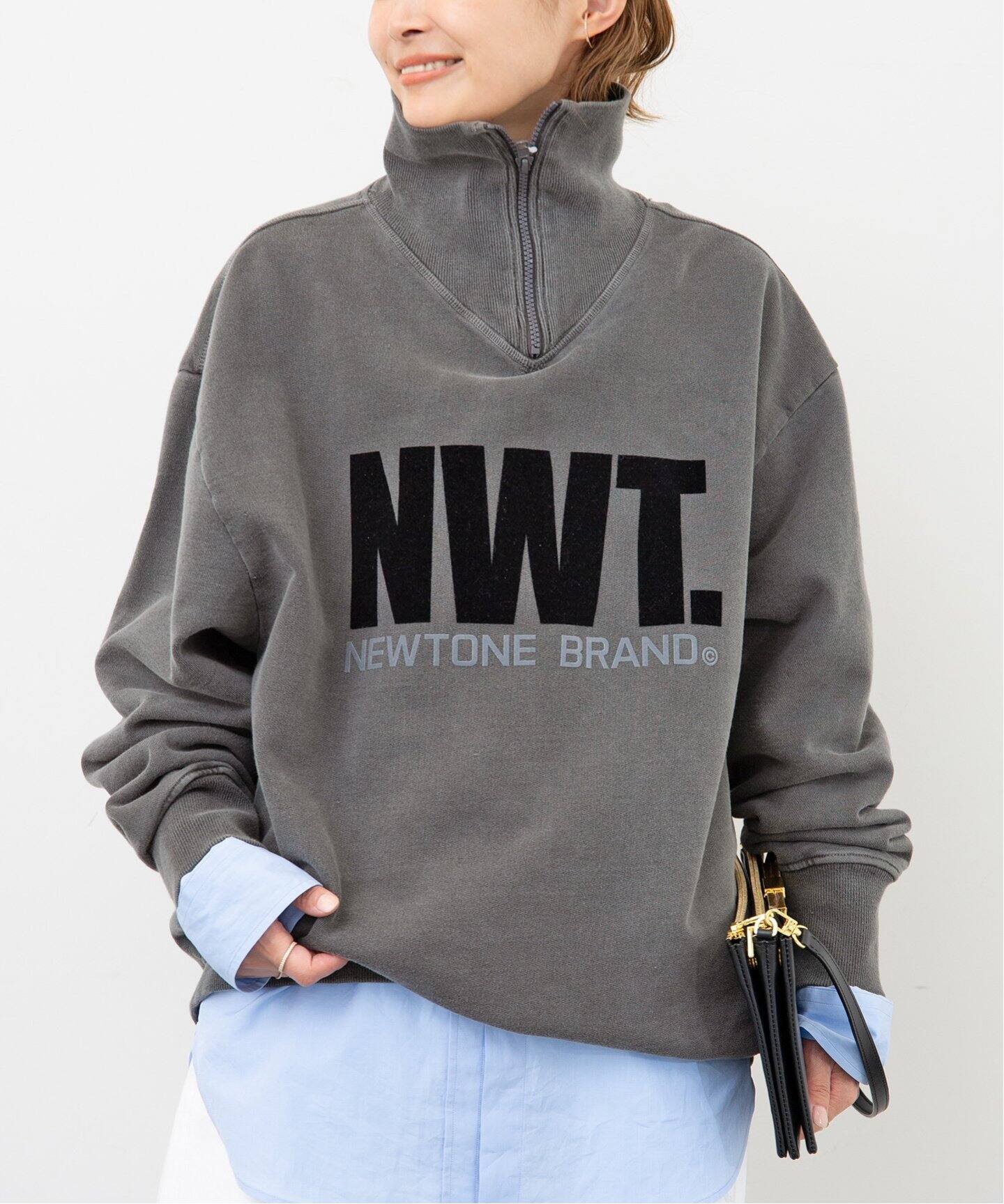 NEWTONE/ニュートーン】 HALF ZIP TOP（スウェット）｜Deuxieme Classe  