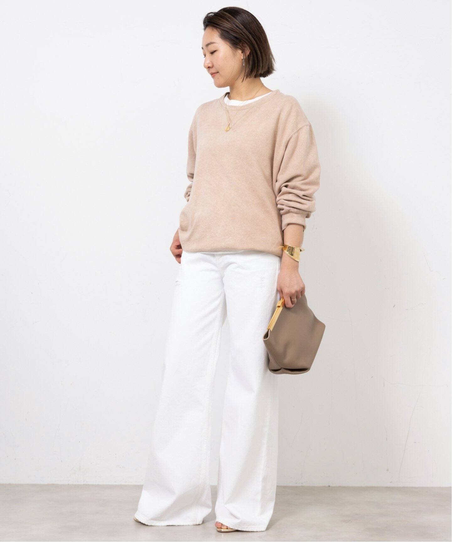 STAR＆STRIPE/スターアンドストライプ】 MineralWash クルーネック 