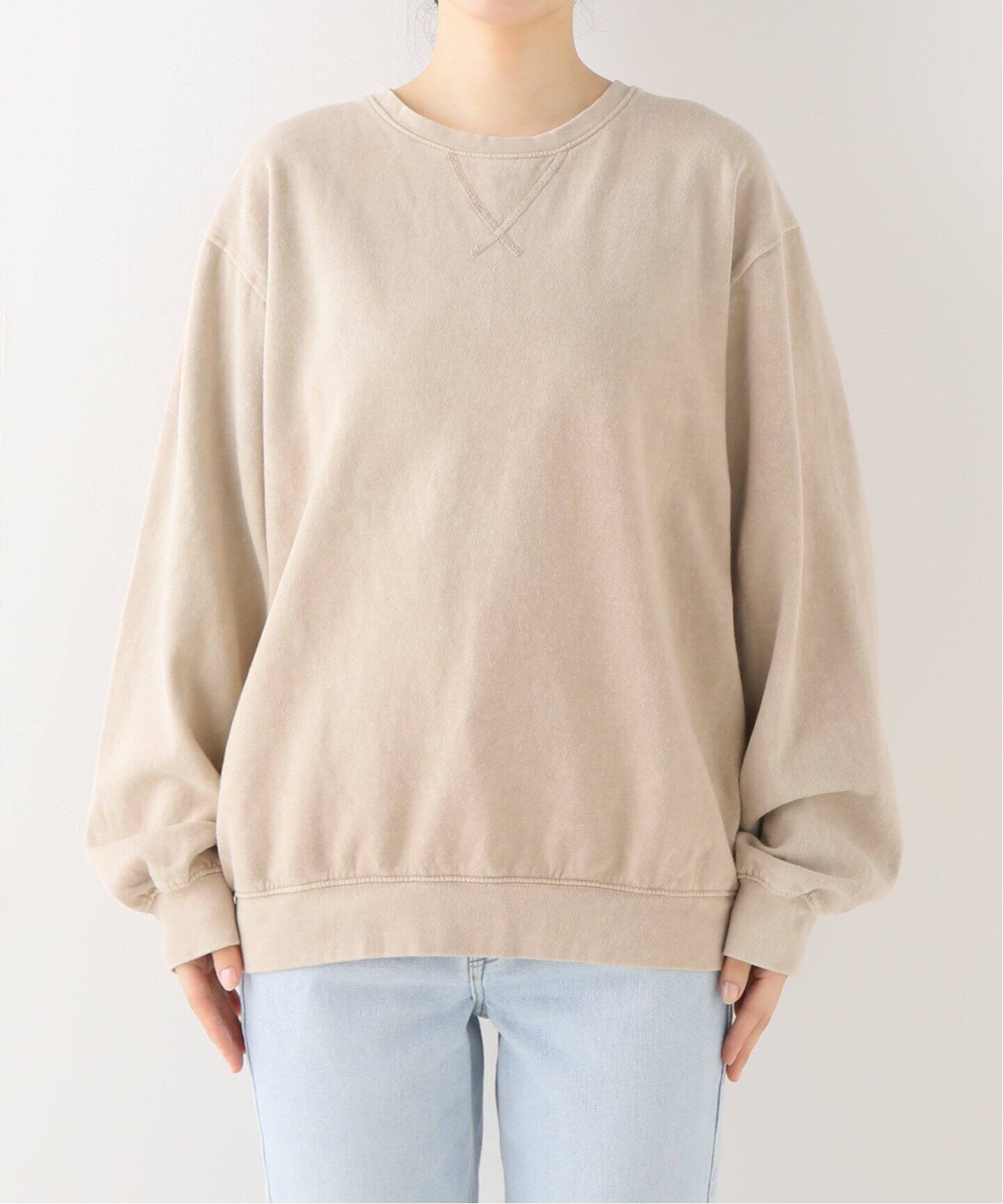 STAR＆STRIPE/スターアンドストライプ】 MineralWash クルーネック 