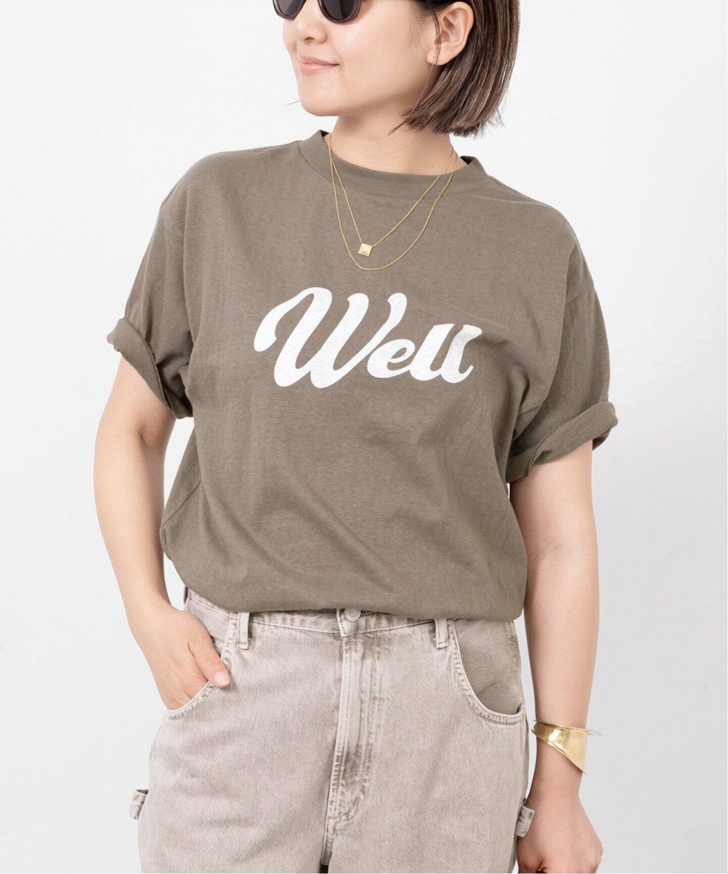 AMERICANA/アメリカーナ】 WELL Tシャツ（Tシャツ／カットソー  