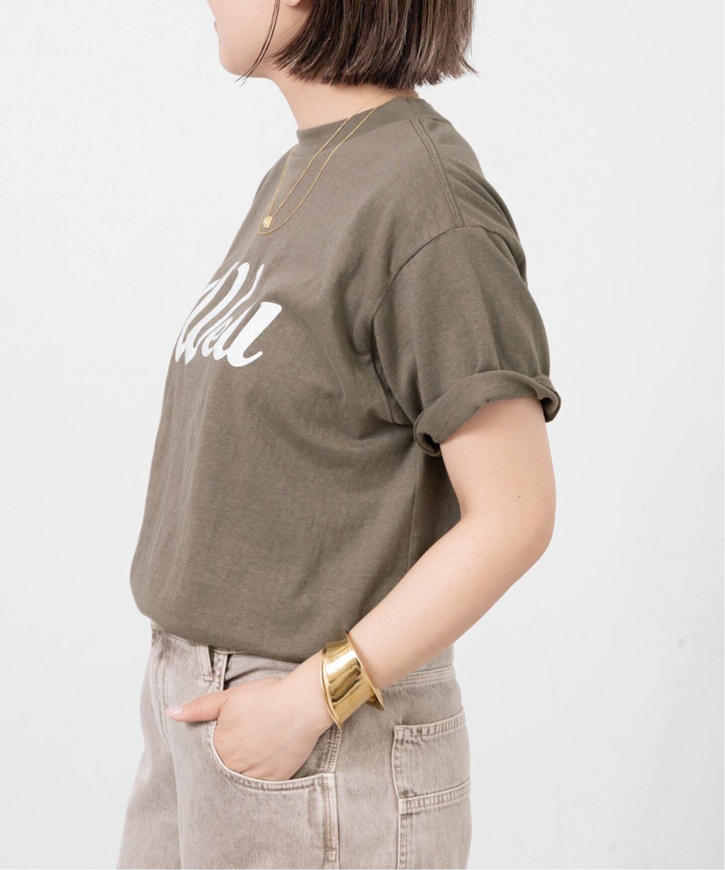 AMERICANA/アメリカーナ】 WELL Tシャツ（Tシャツ／カットソー  