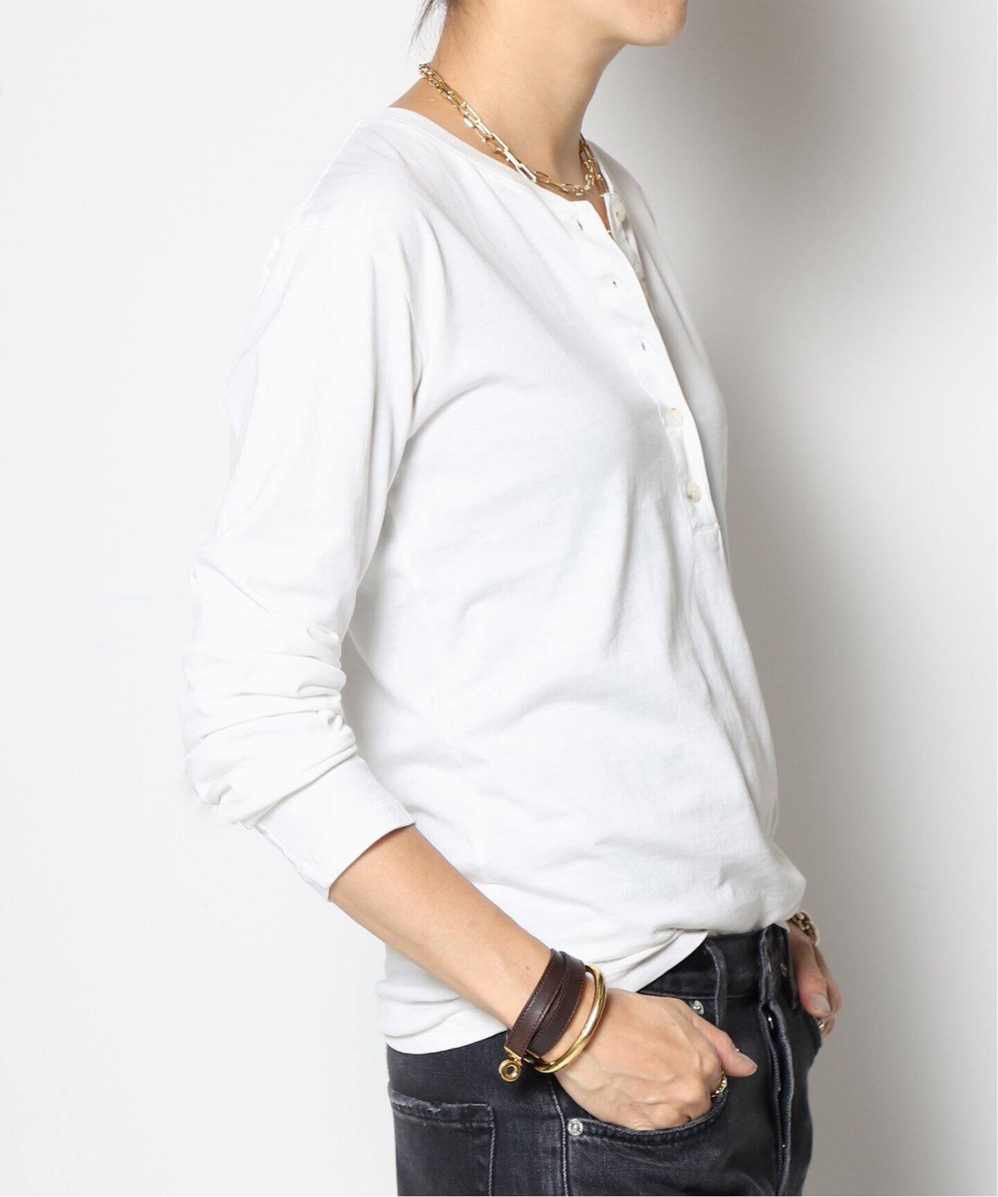 COTTON HENRY Tシャツ（Tシャツ／カットソー）｜MUSE de Deuxieme 