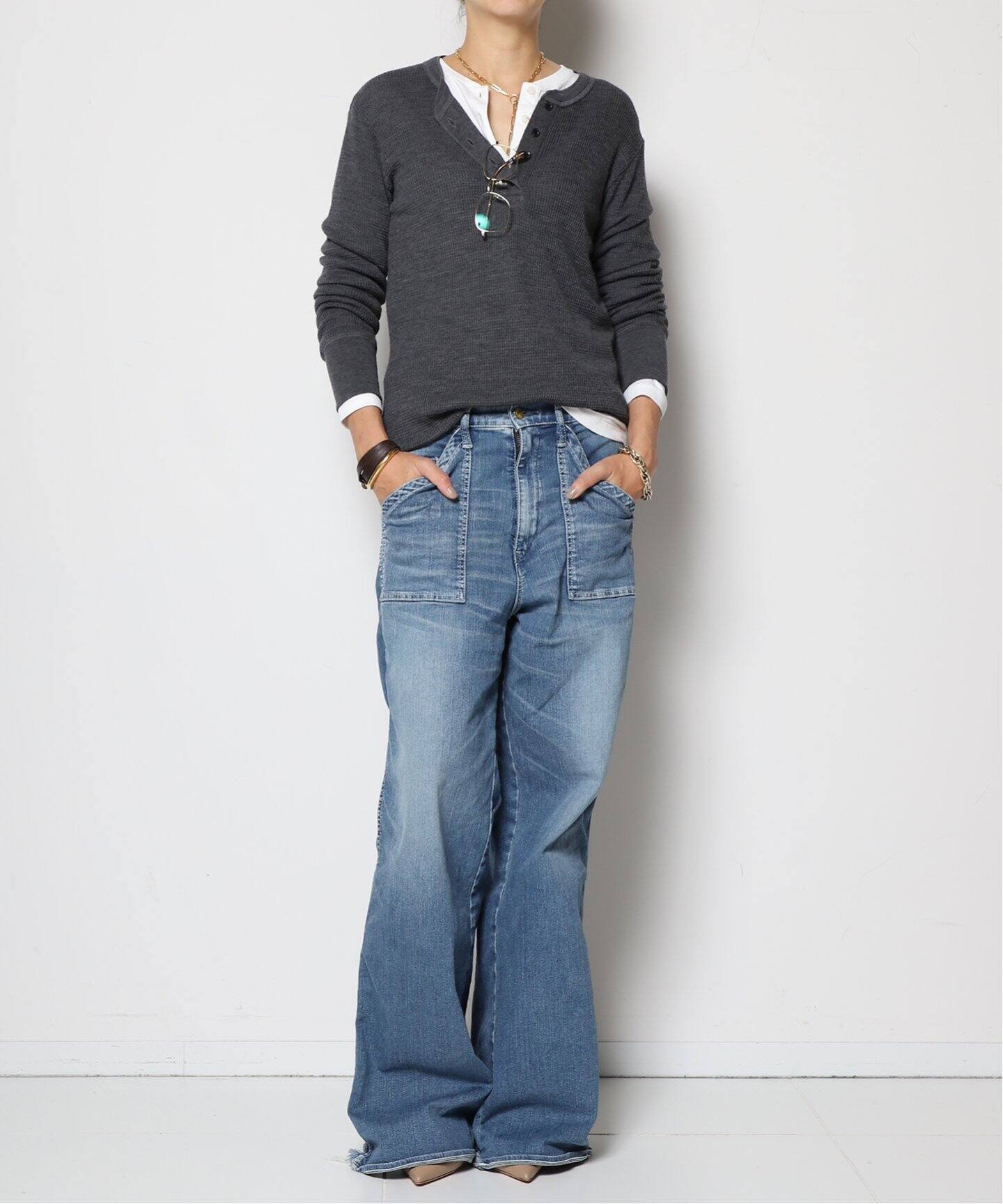 COTTON HENRY Tシャツ（Tシャツ／カットソー）｜MUSE de Deuxieme 