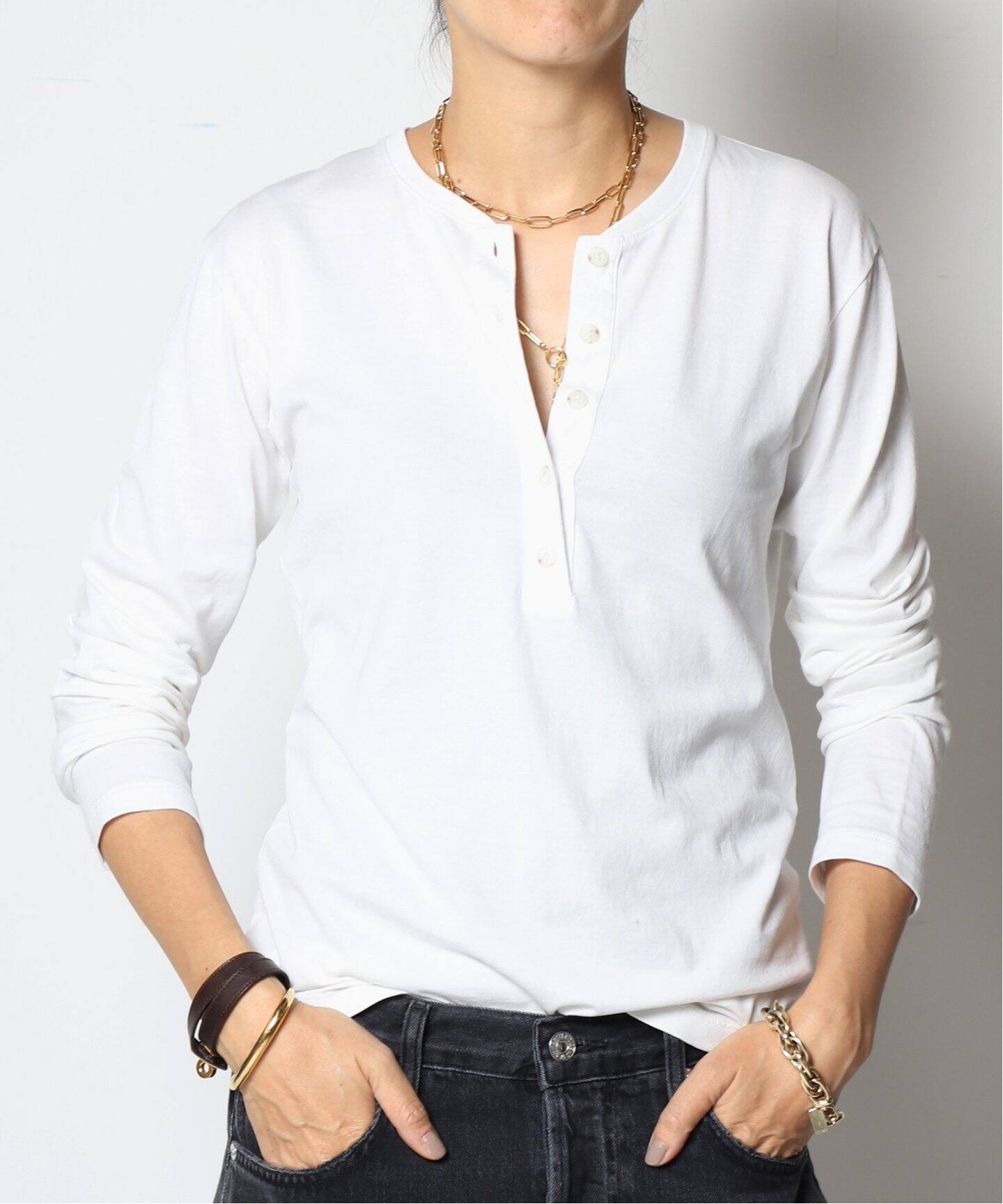 COTTON HENRY Tシャツ（Tシャツ／カットソー）｜MUSE de Deuxieme 