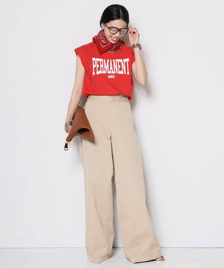AMERICANA/アメリカーナ】PERMANENT Tシャツ（Tシャツ／カットソー 