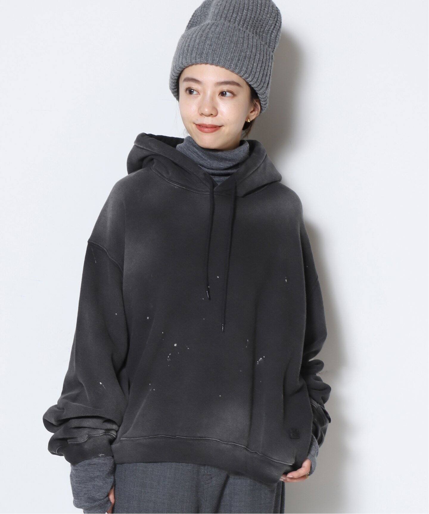 STAND ALONE/スタンド アローン】BACK OPENABLE フーディー（パーカー  