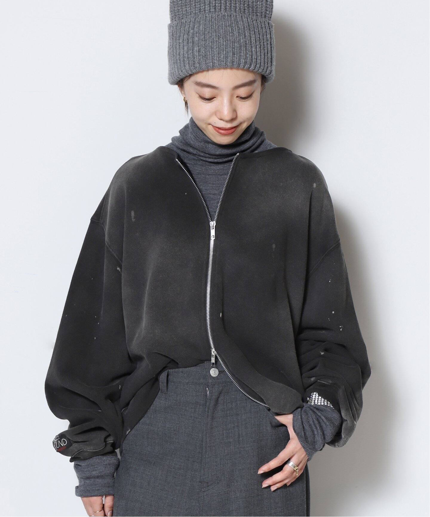 STAND ALONE/スタンド アローン】BACK OPENABLE フーディー（パーカー  