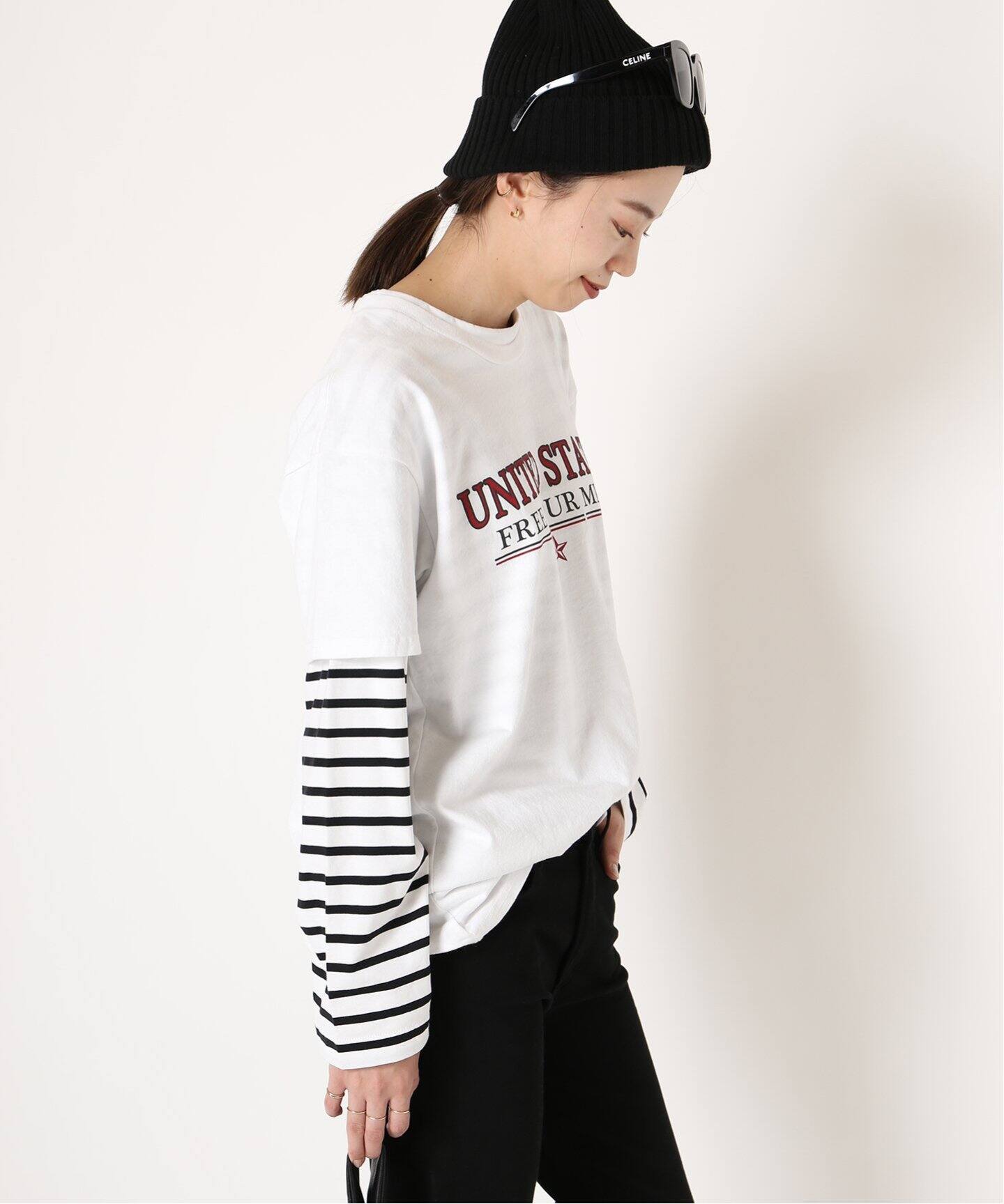 CALUX/キャラクス】UNITED STATES Tシャツ（Tシャツ／カットソー  