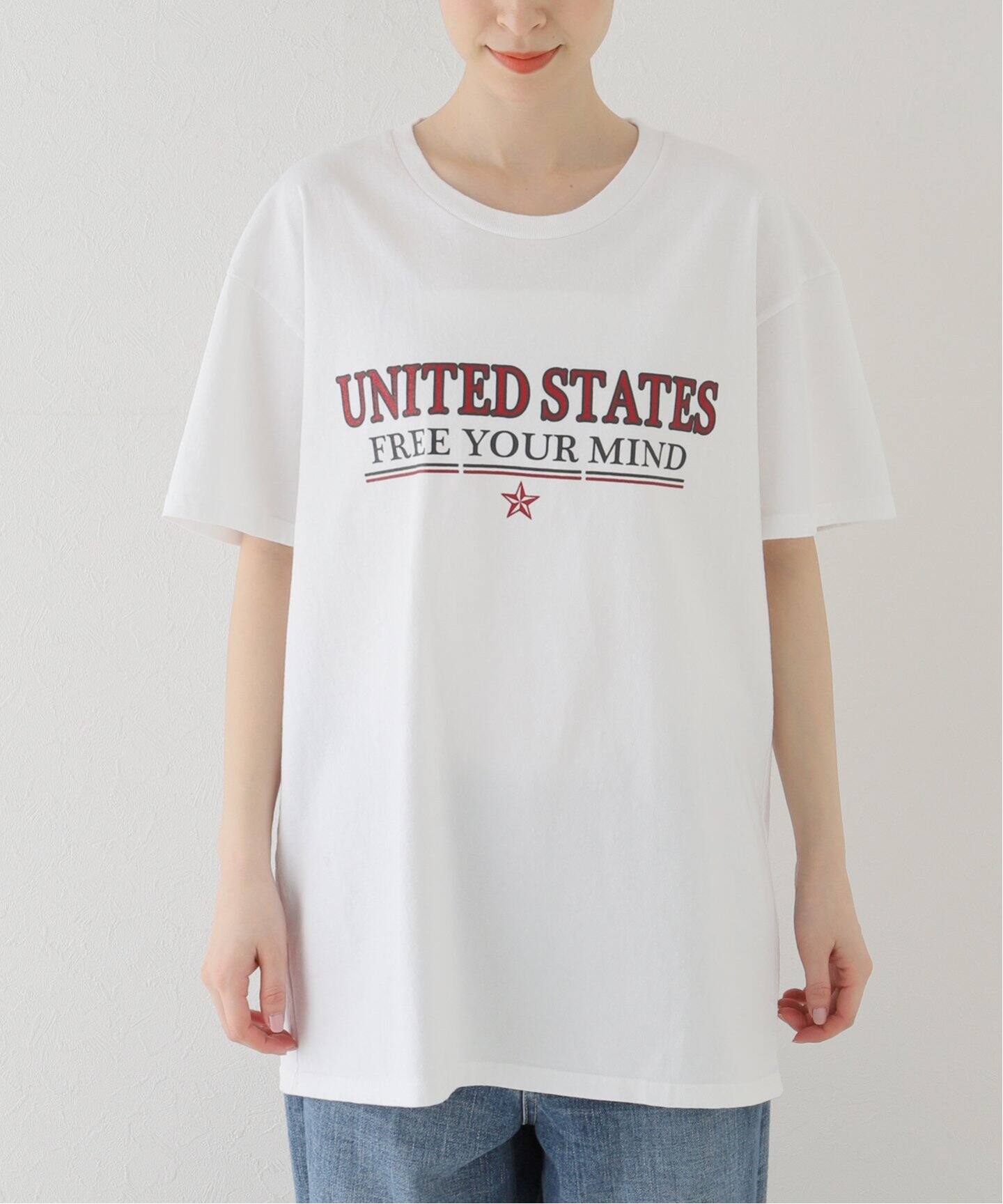 CALUX/キャラクス】UNITED STATES Tシャツ（Tシャツ／カットソー  