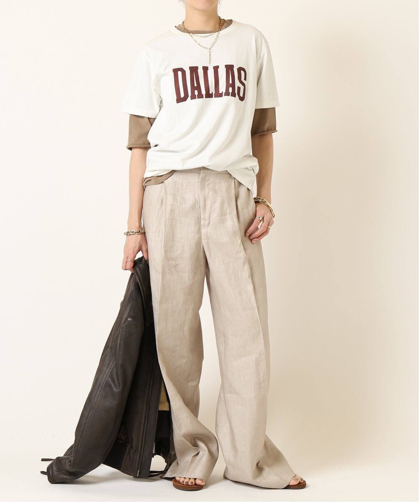 REMI RELIEF/レミレリーフ】DALLAS Tシャツ（Tシャツ／カットソー  