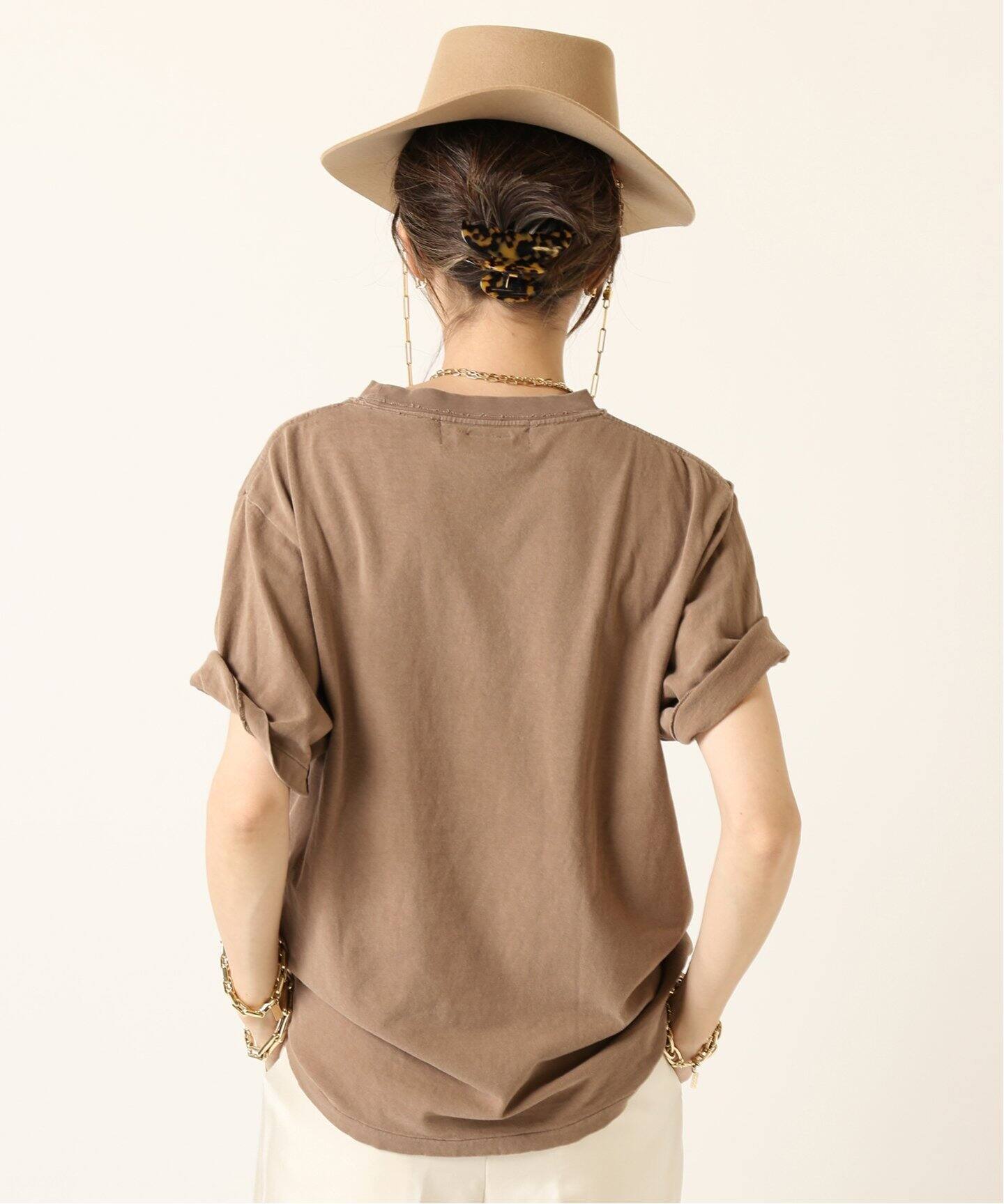 REMI RELIEF/レミレリーフ】DALLAS Tシャツ(BROWN)（Tシャツ  
