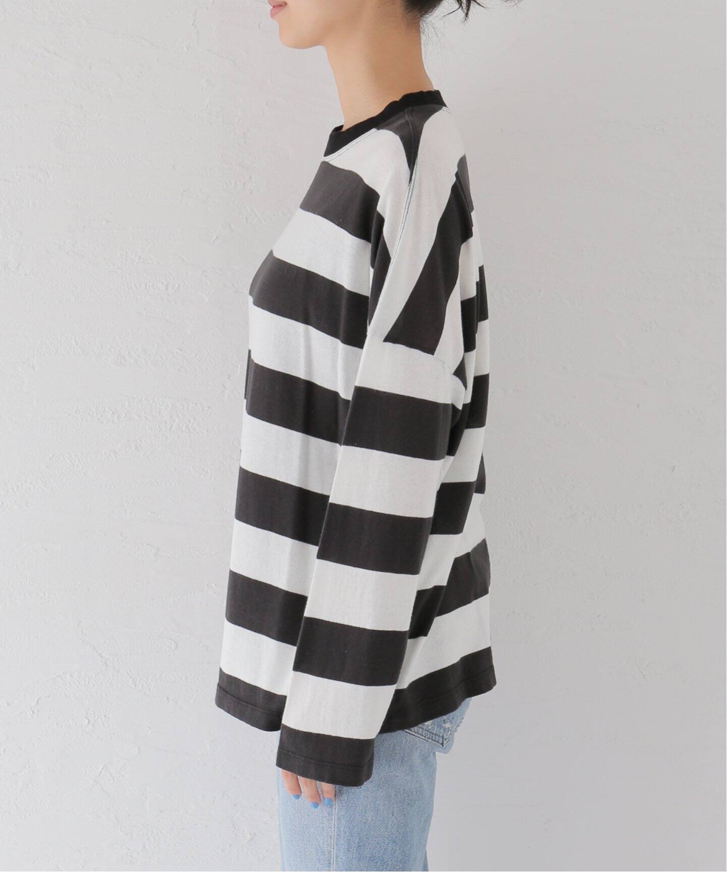 ASKK NY/エーエスケーケーエヌワイ】STRIPE LONG Tシャツ（Tシャツ 