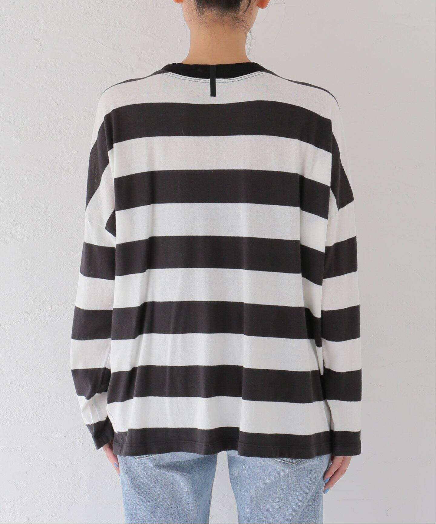 ASKK NY/エーエスケーケーエヌワイ】STRIPE LONG Tシャツ（Tシャツ 