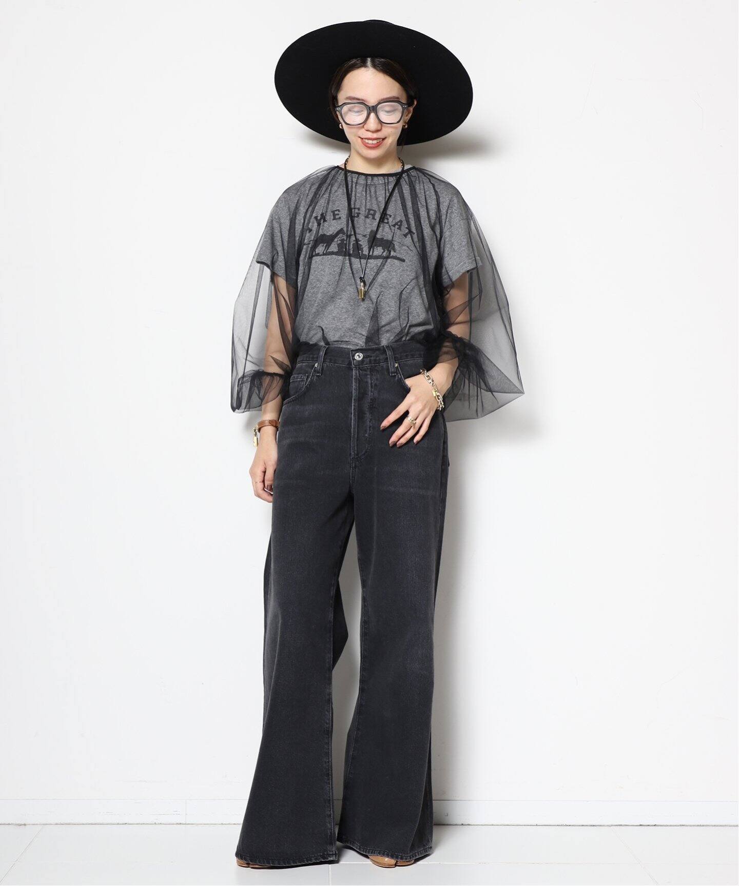 THE GREAT/ザ グレート】GAUCHO PRINT Tシャツ（Tシャツ／カットソー 
