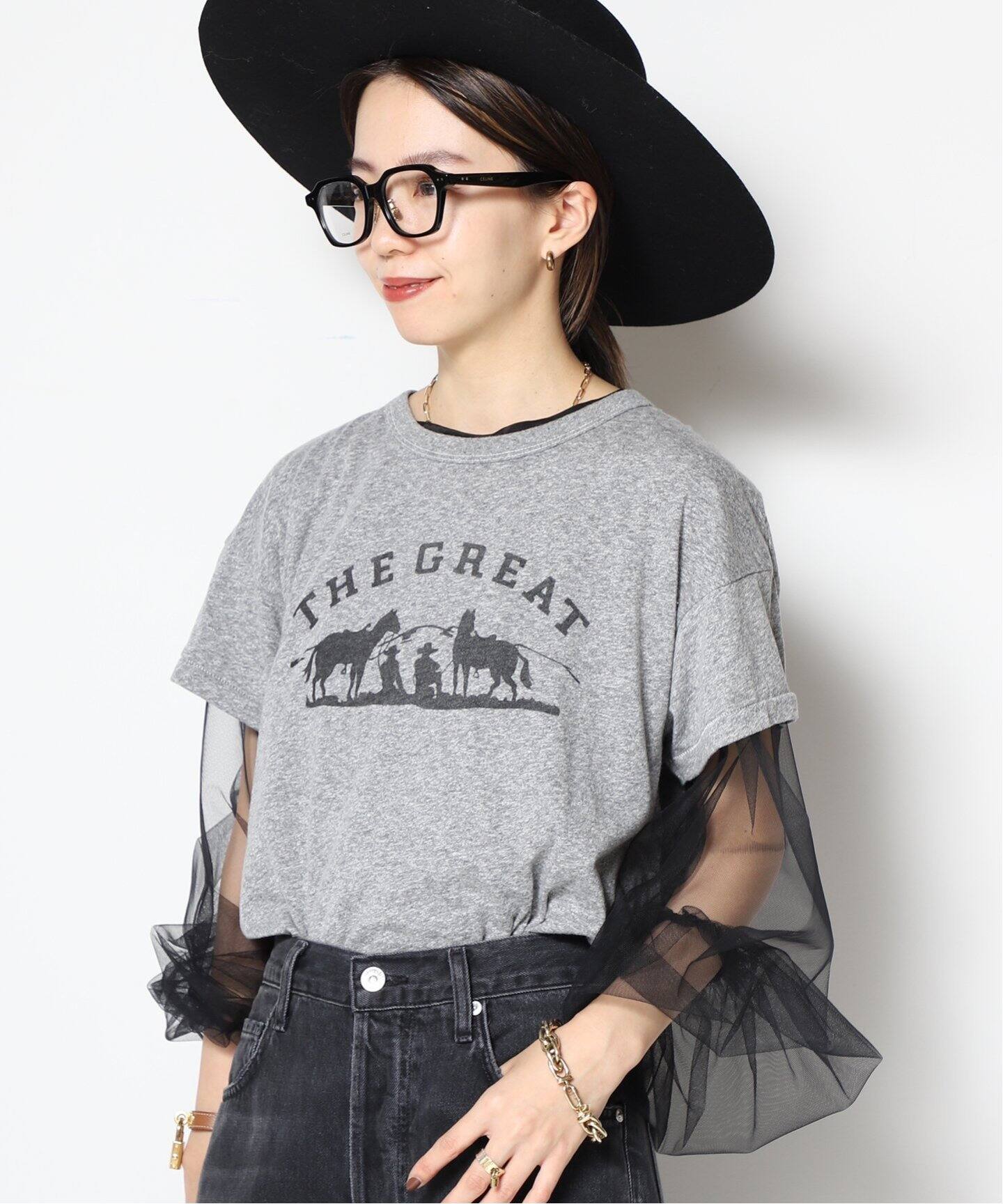 THE GREAT/ザ グレート】GAUCHO PRINT Tシャツ（Tシャツ／カットソー 