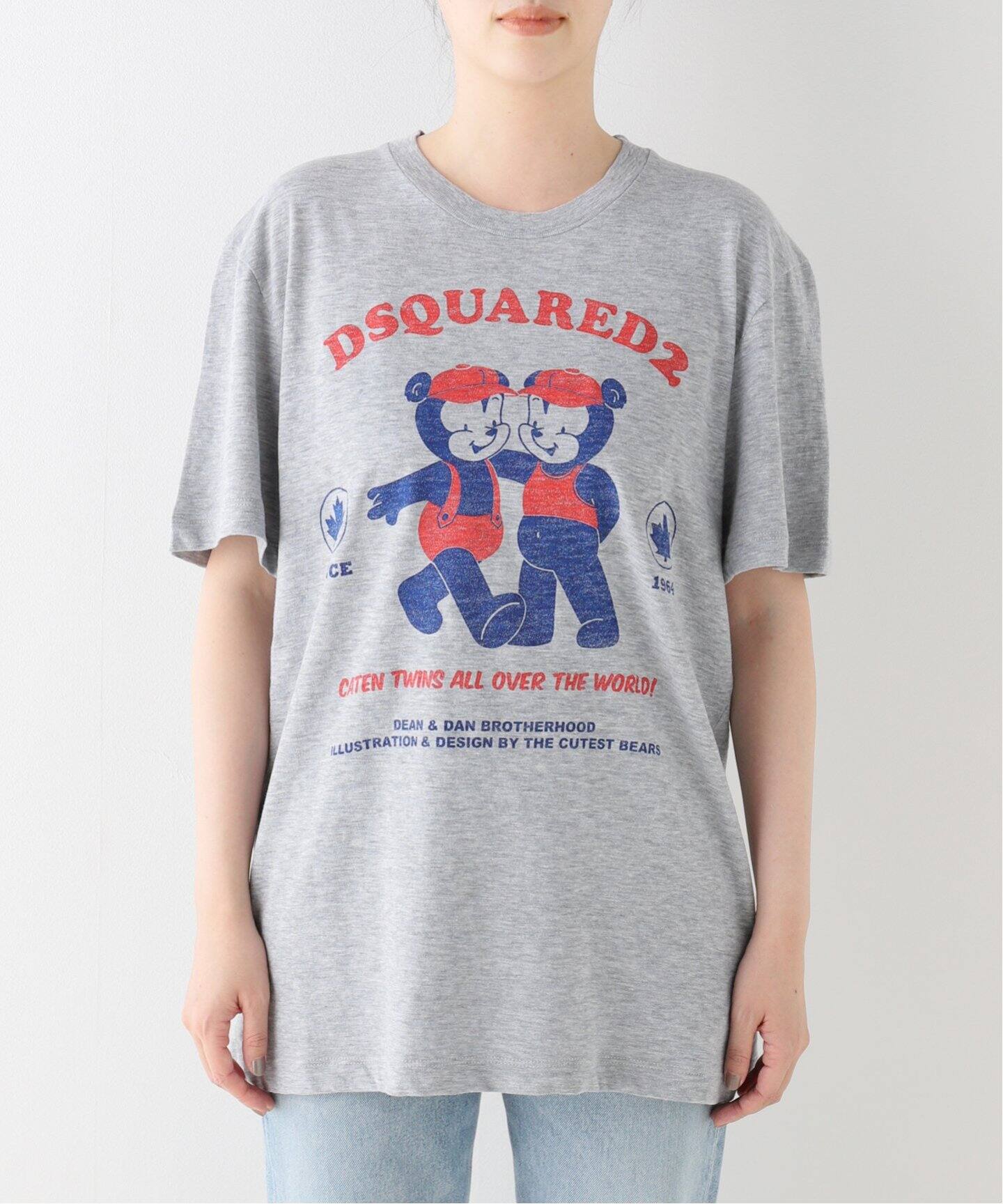 DSQUARED2/ディースクエアード】TWIN BEAR Tシャツ（Tシャツ 