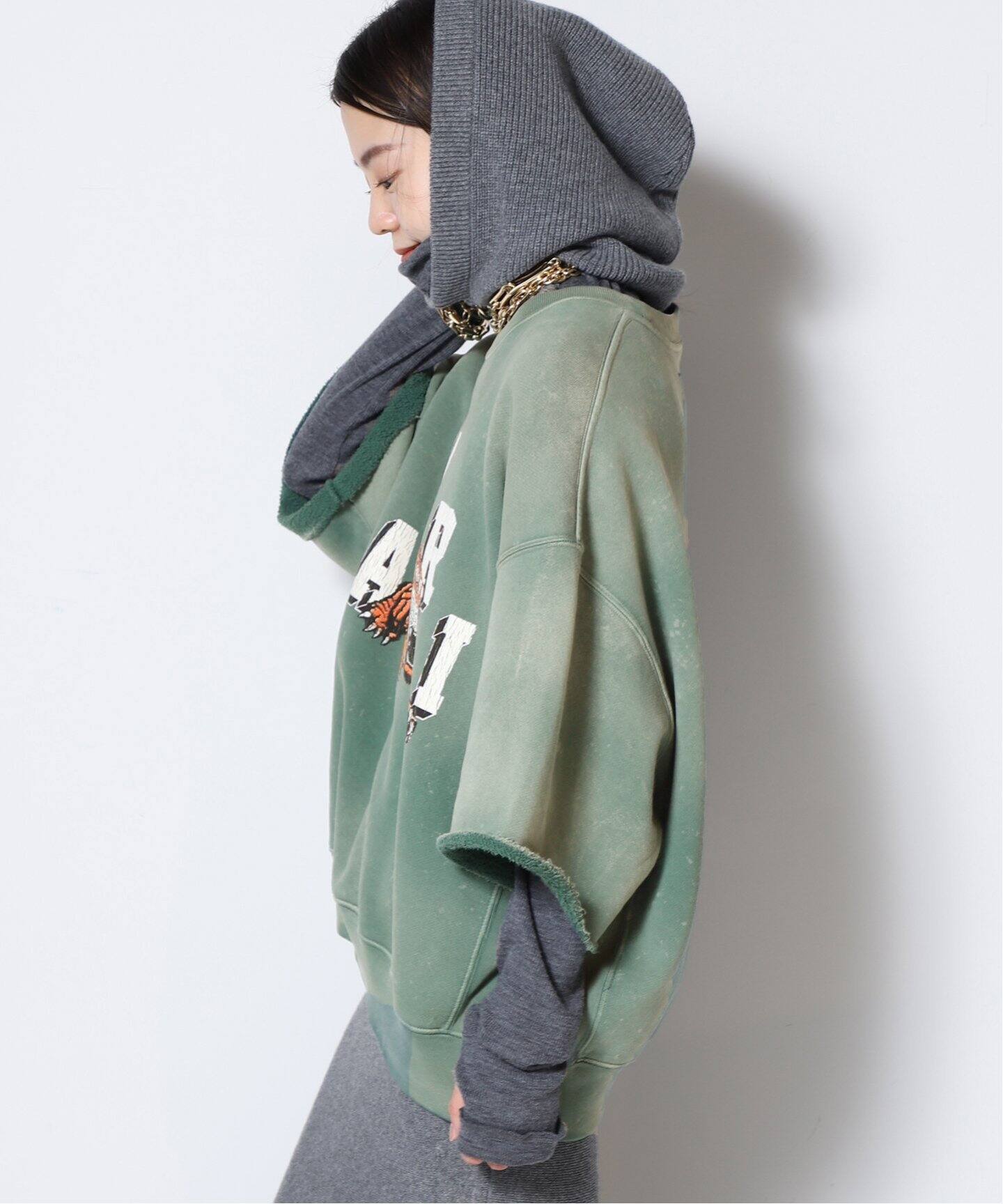 AMIRI/アミリ】TIGER CREWNECK ショートスリーブスウェット  