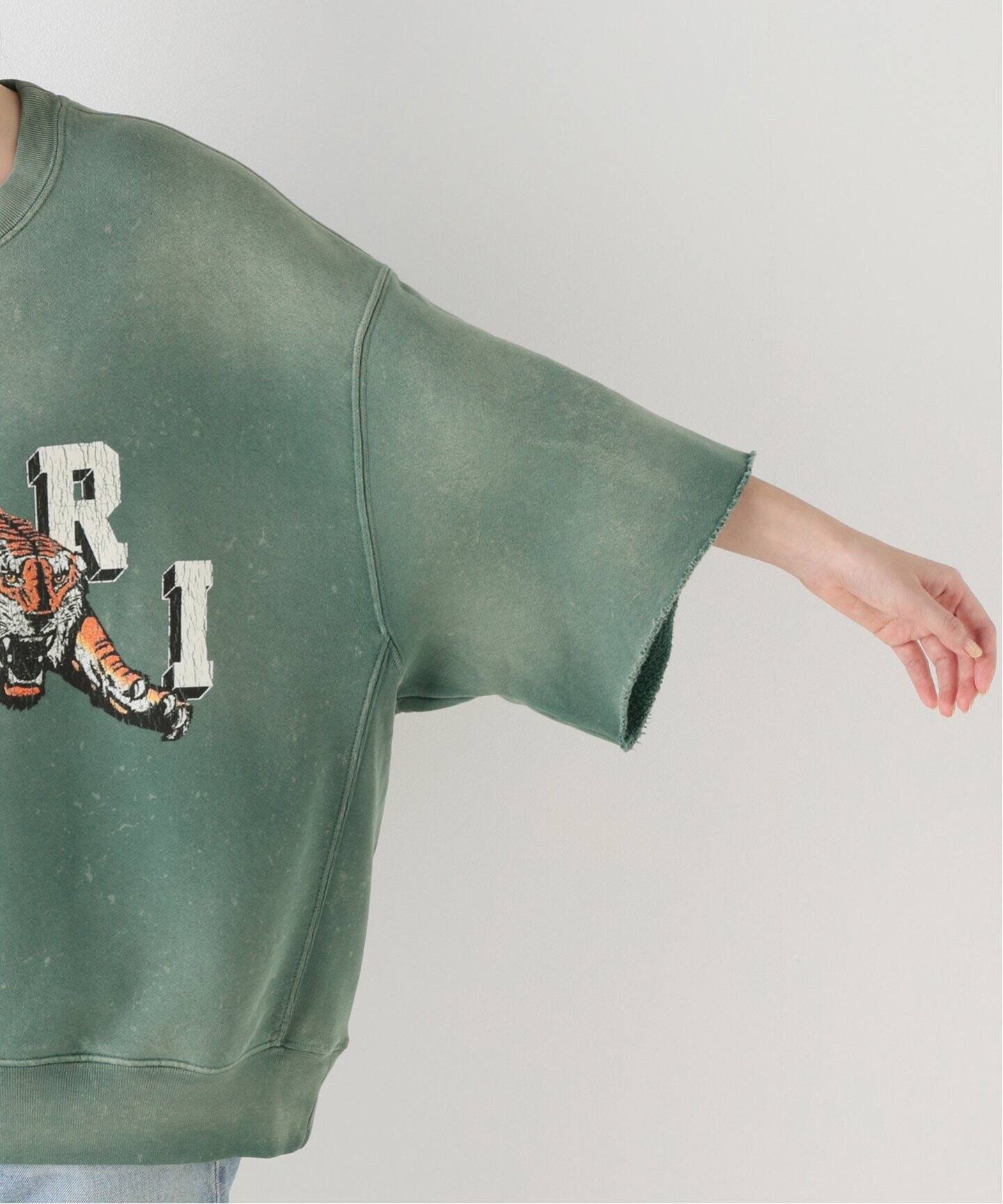 AMIRI/アミリ】TIGER CREWNECK ショートスリーブスウェット 