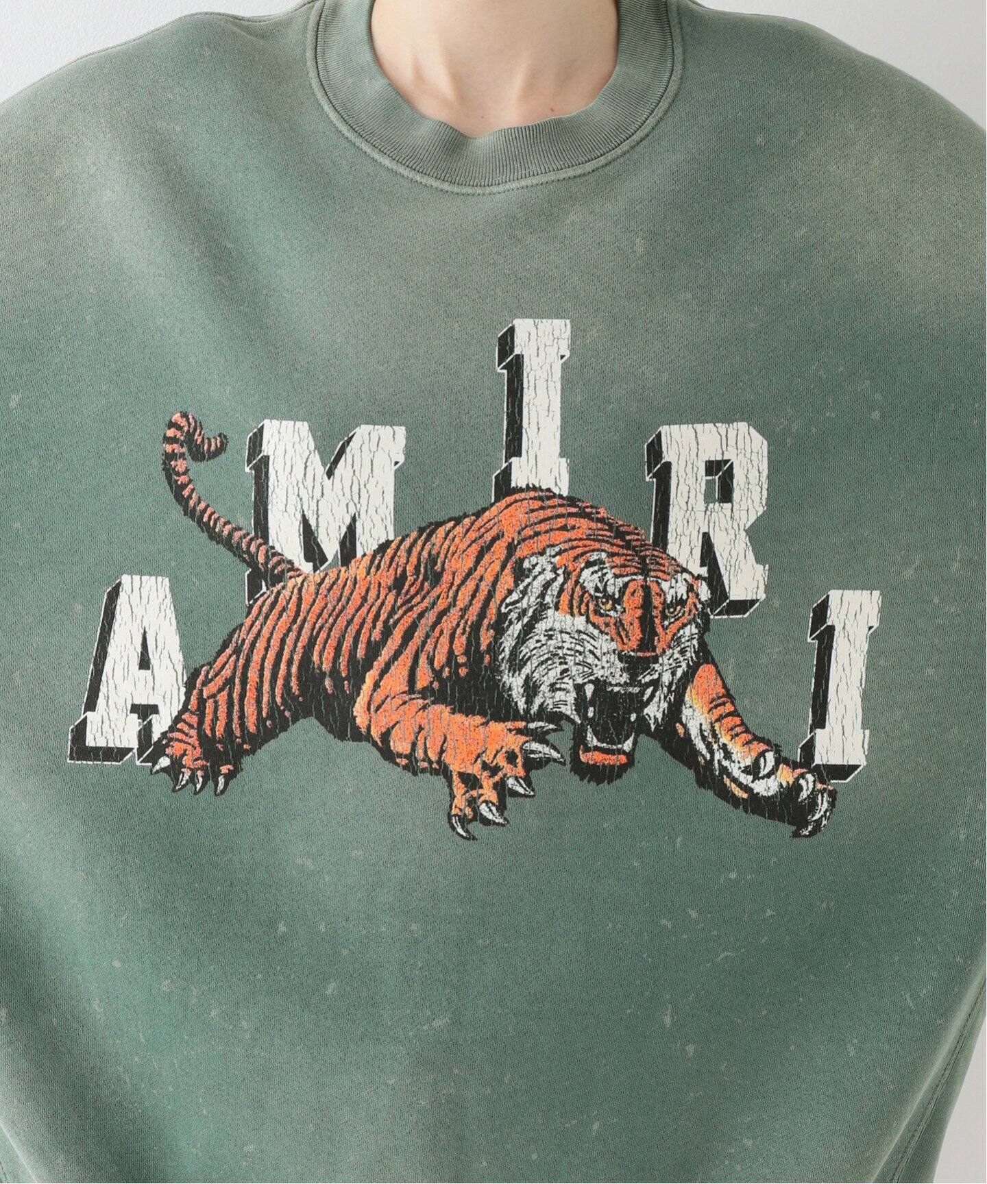 AMIRI/アミリ】TIGER CREWNECK ショートスリーブスウェット  