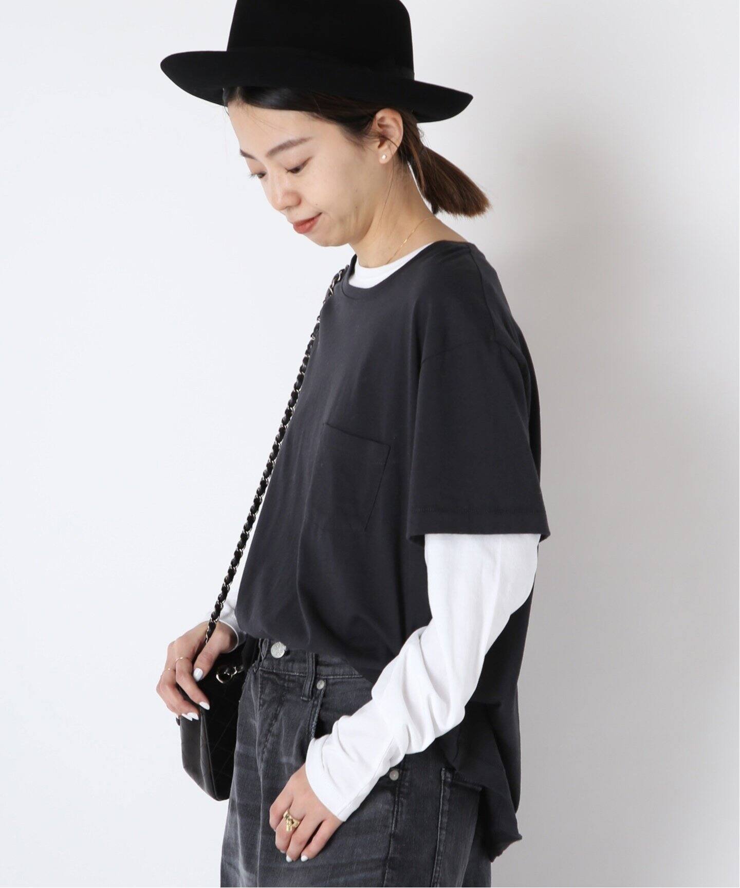 KGW/ケージーダブリュー】CLASSIC OVERSIZED POCKET Tシャツ（Tシャツ 