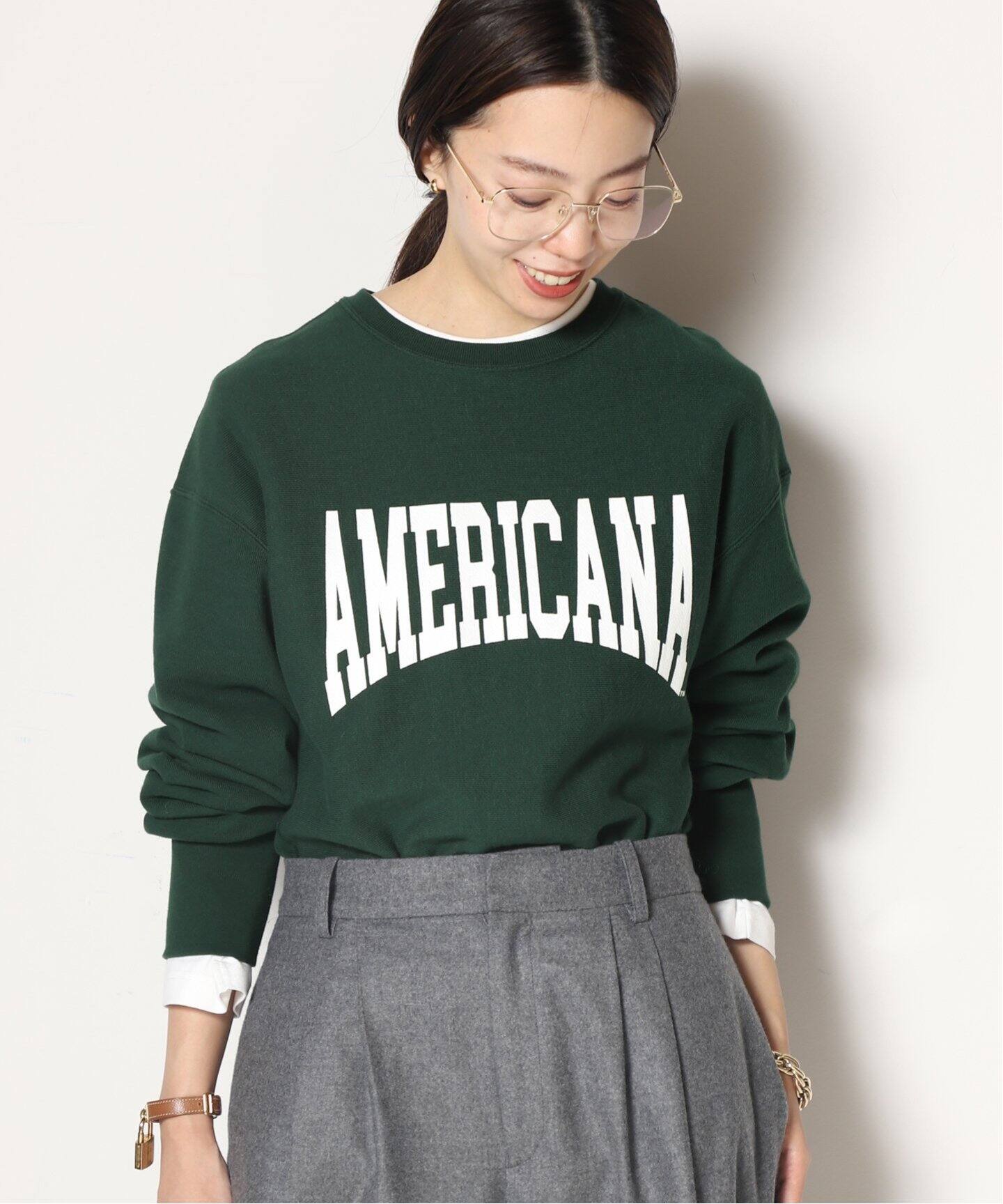 AMERICANA/アメリカーナ】LOGO スウェット（スウェット）｜MUSE de  