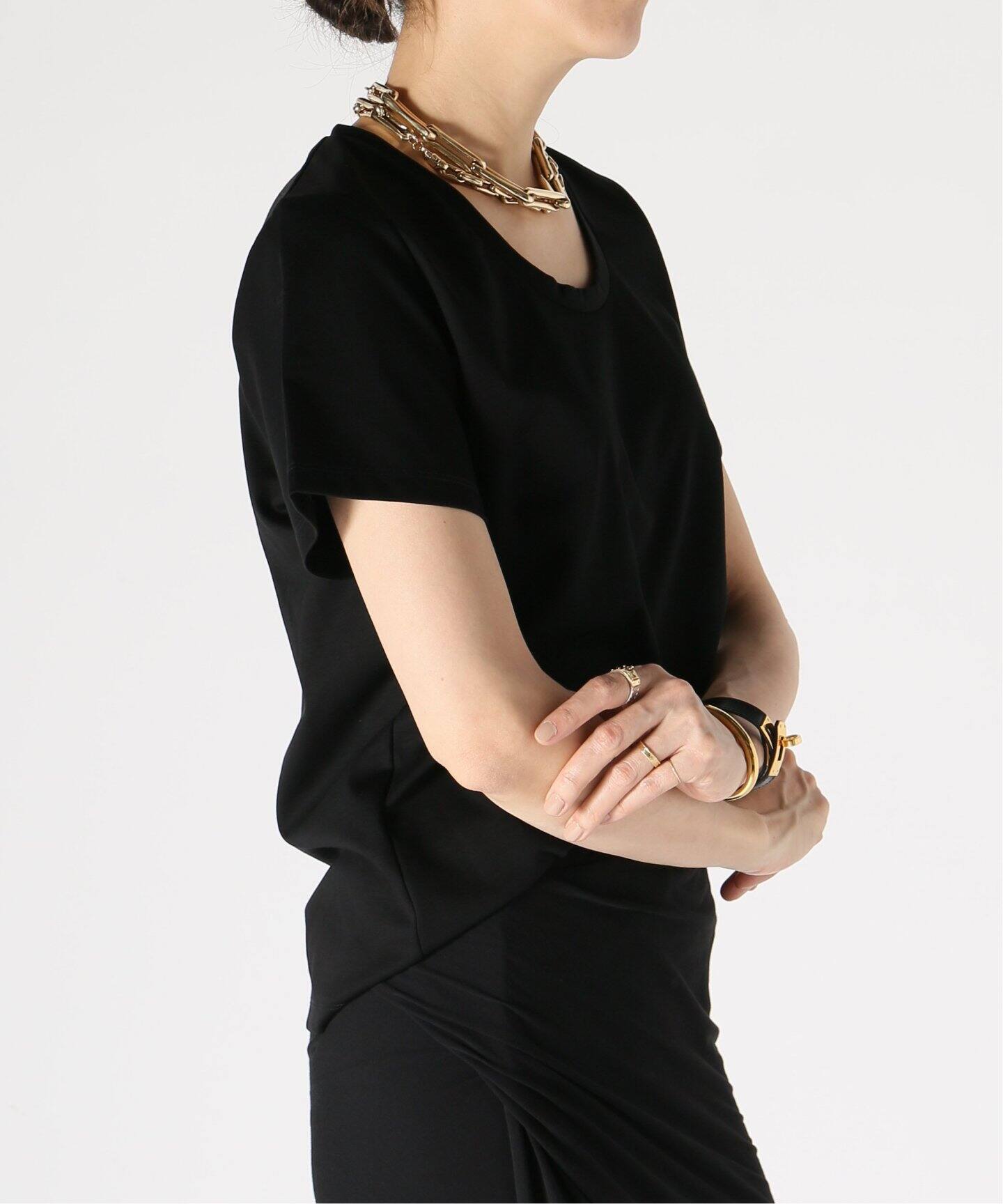 Col Pierrot/コルピエロ】Uネック Tシャツ（Tシャツ／カットソー  