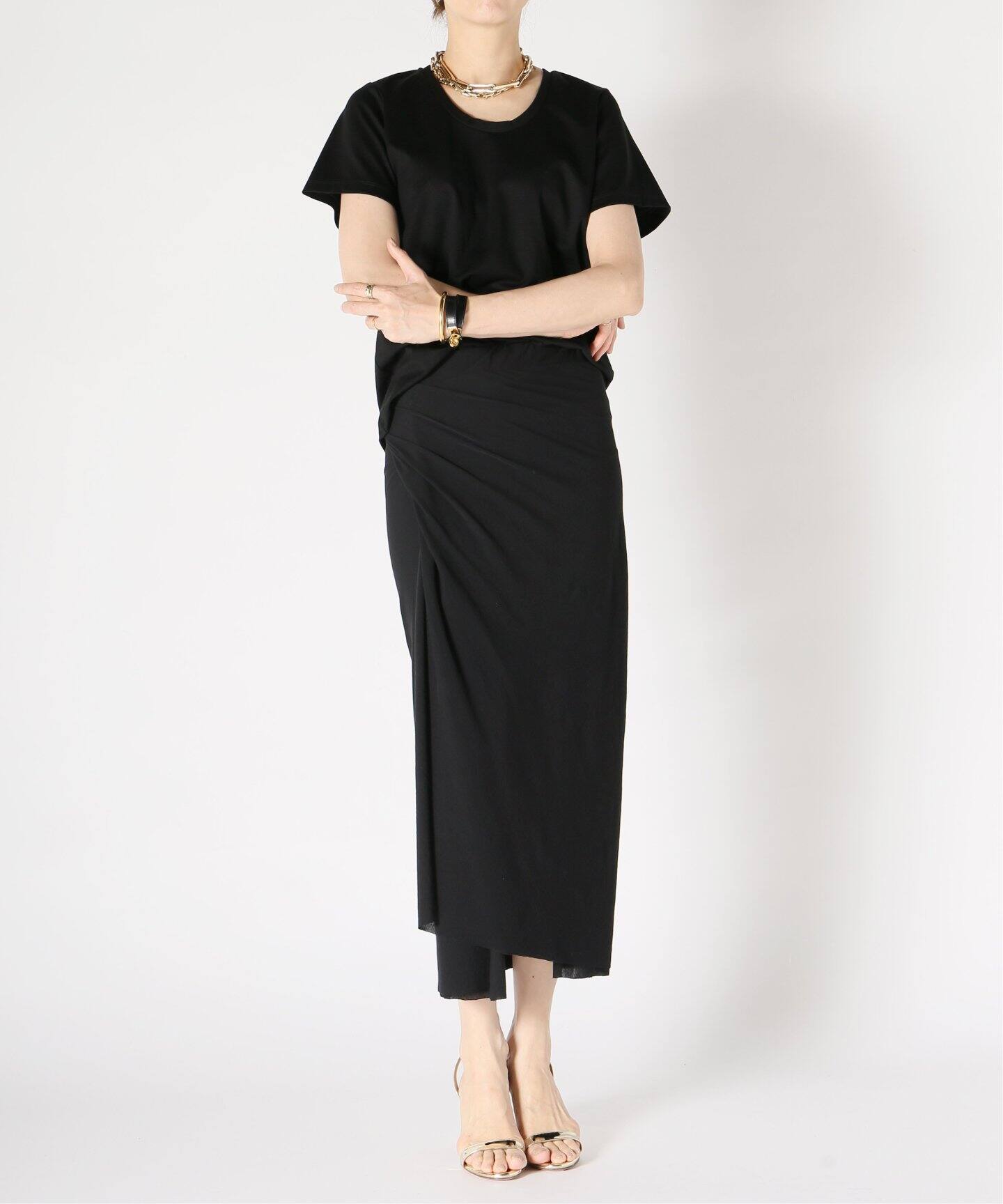 Col Pierrot/コルピエロ】Uネック Tシャツ（Tシャツ／カットソー  