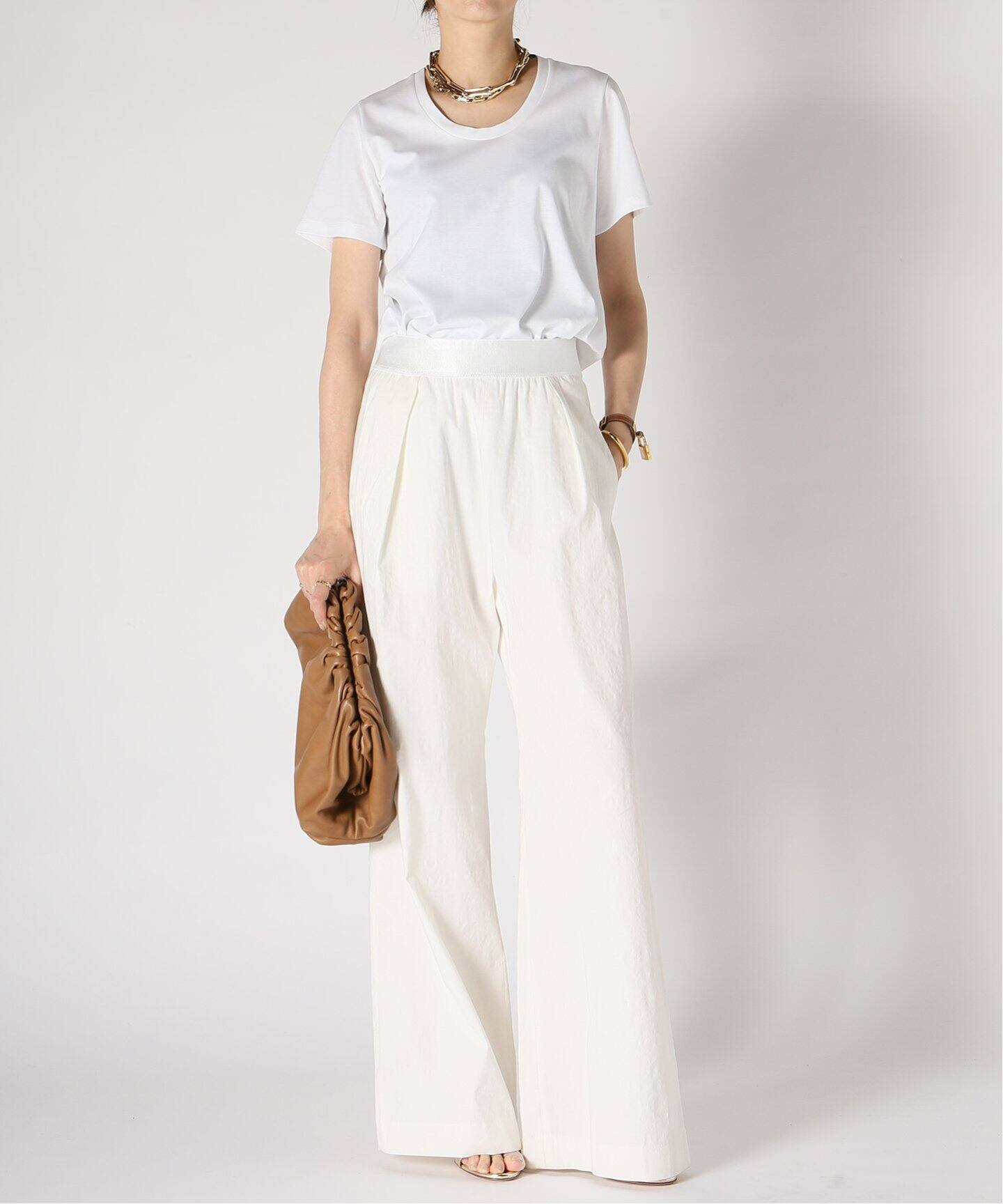 Col Pierrot/コルピエロ】Uネック Tシャツ（Tシャツ／カットソー  