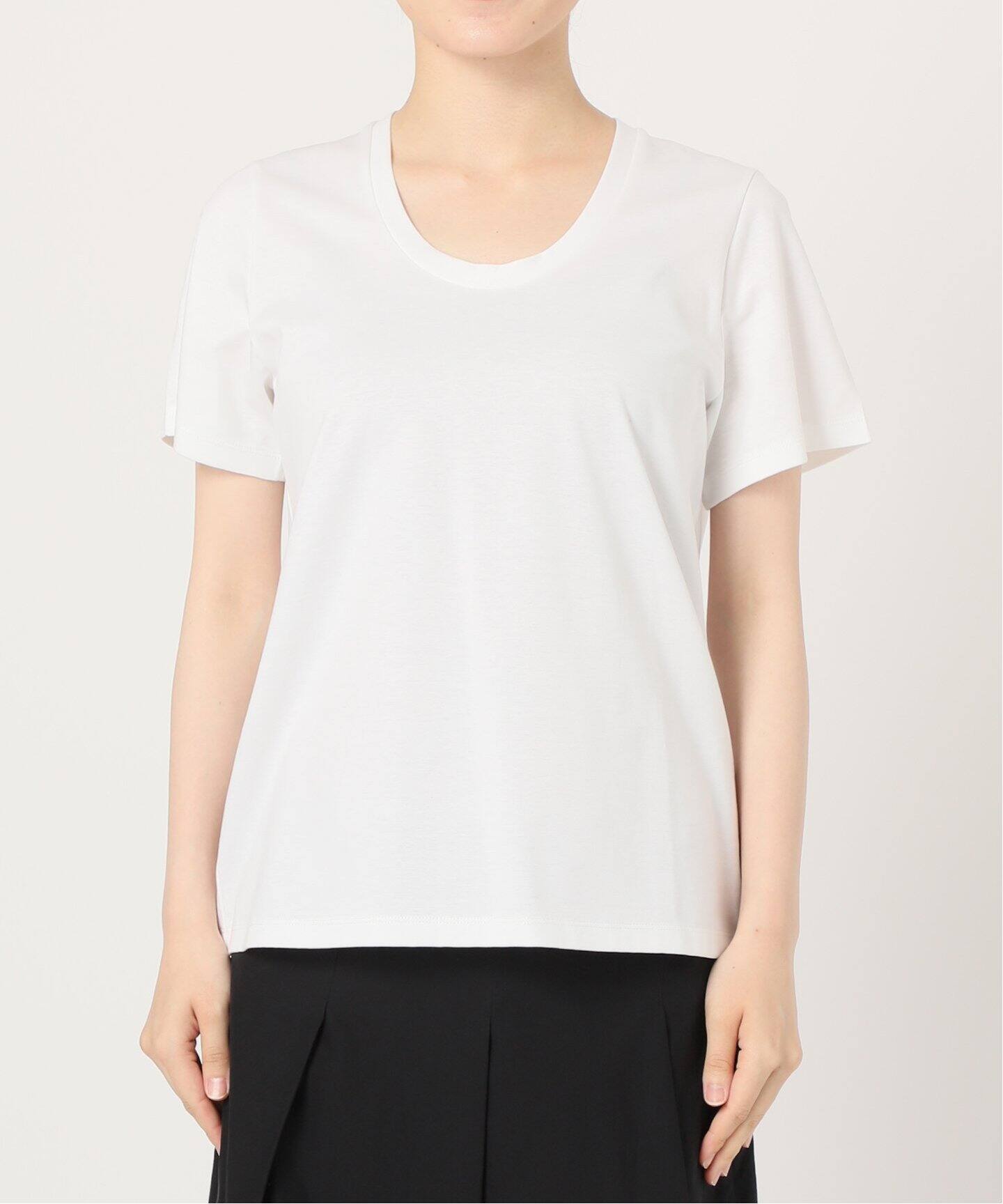 Col Pierrot/コルピエロ】Uネック Tシャツ（Tシャツ／カットソー  