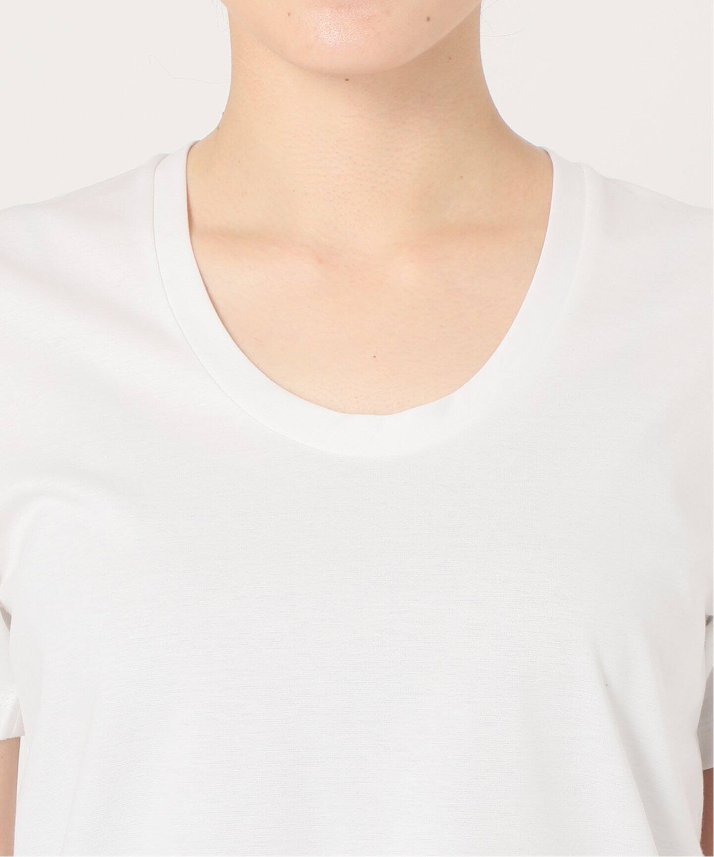 Col Pierrot/コルピエロ】Uネック Tシャツ（Tシャツ／カットソー  