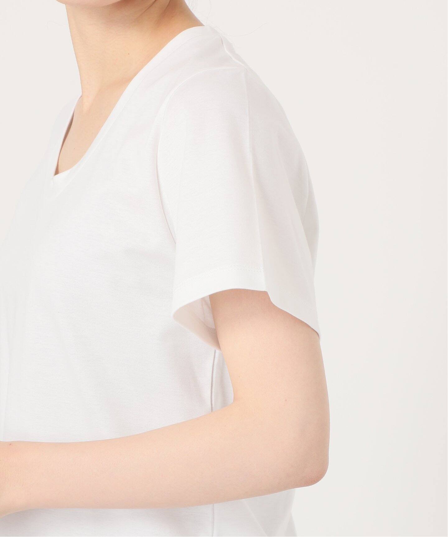 Col Pierrot/コルピエロ】Uネック Tシャツ（Tシャツ／カットソー  