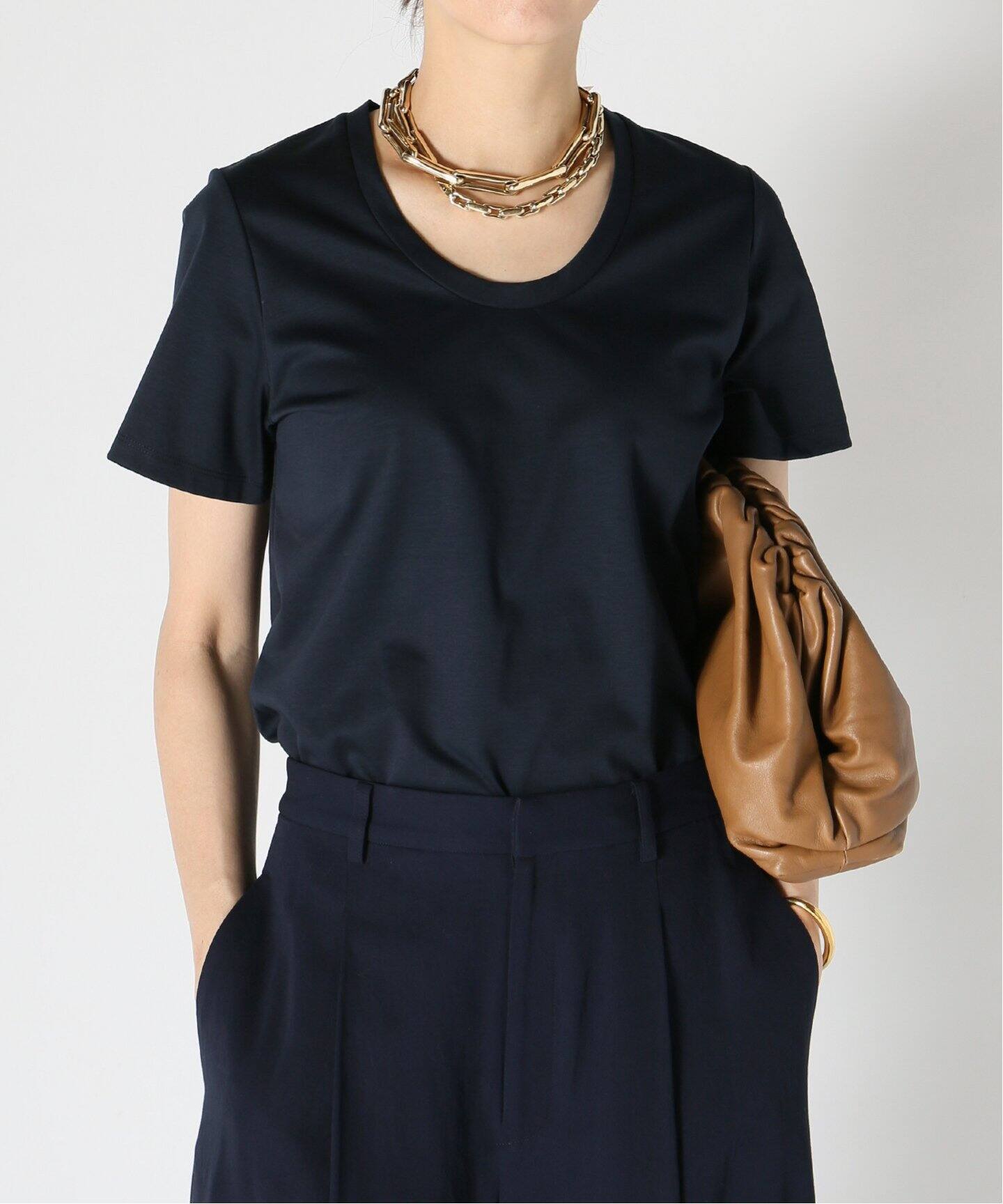 Col Pierrot/コルピエロ】Uネック Tシャツ（Tシャツ／カットソー  