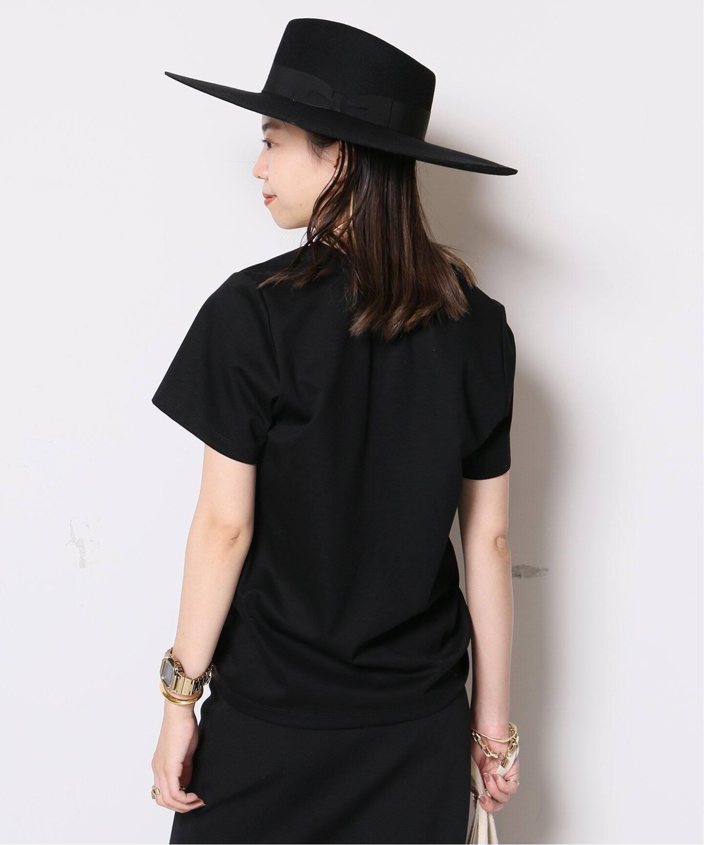 Col Pierrot/コルピエロ】Uネック Tシャツ（Tシャツ／カットソー  