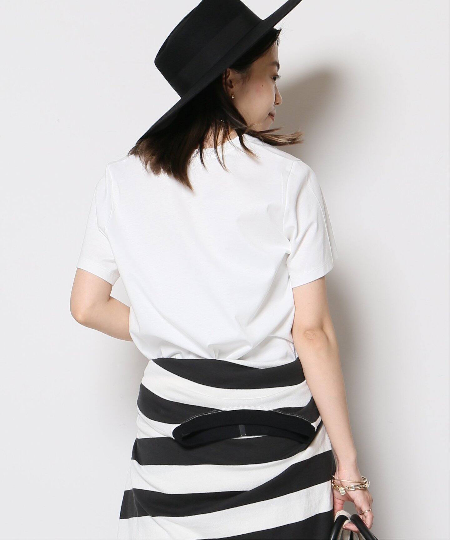 Col Pierrot/コルピエロ】Uネック Tシャツ（Tシャツ／カットソー  