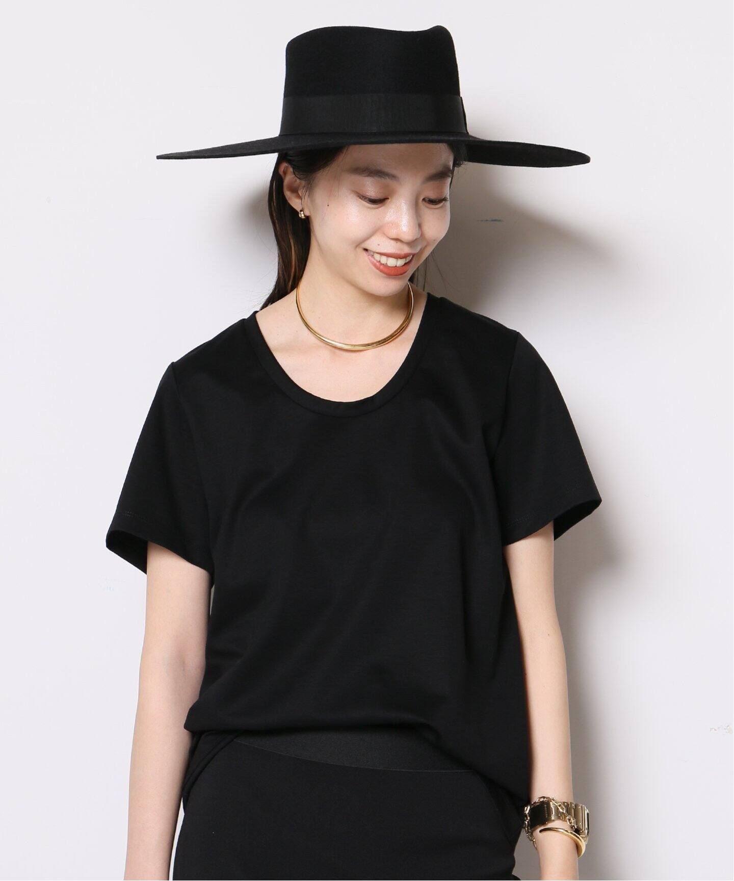 Col Pierrot/コルピエロ】Uネック Tシャツ（Tシャツ／カットソー  