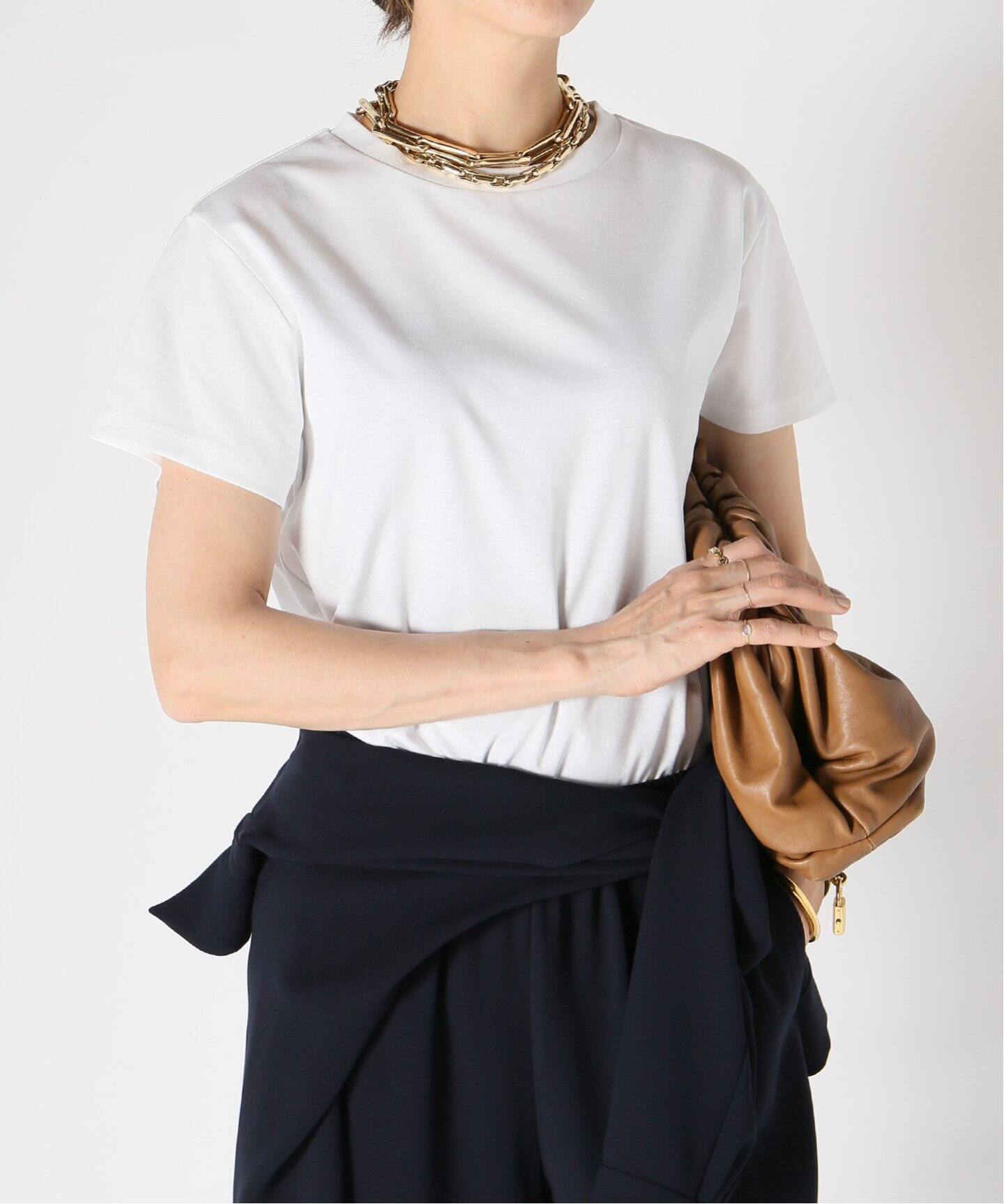 Col Pierrot/コルピエロ】クルーネック Tシャツ（Tシャツ／カットソー  