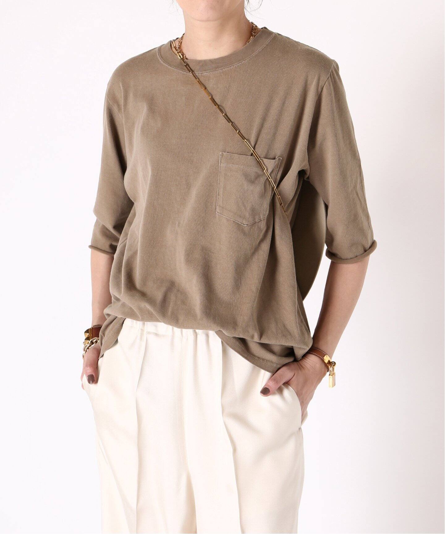 REMI RELIEF/レミレリーフ】ポケツキ7ブソデTシャツ（Tシャツ  