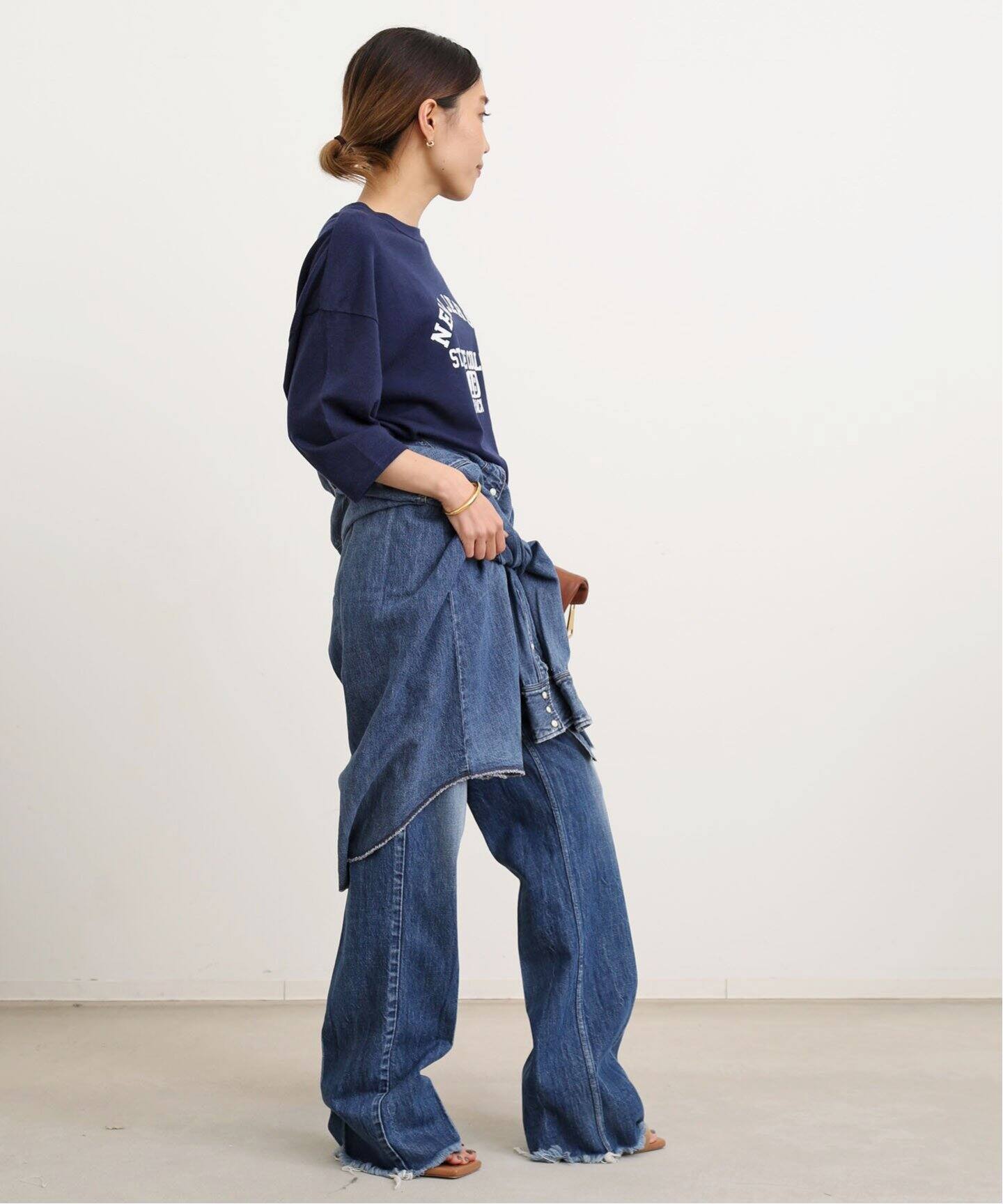 Americana/アメリカーナ】Football T-sh（Tシャツ／カットソー）｜L  