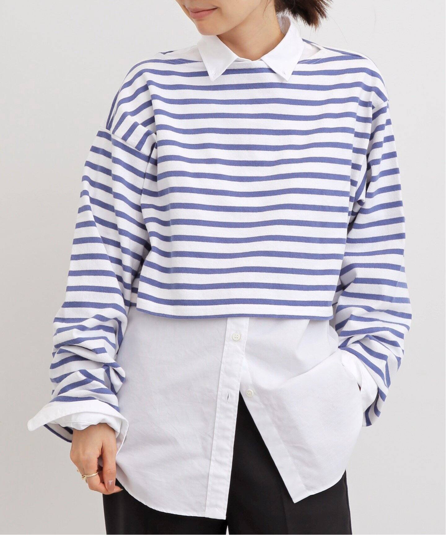 GOOD GRIEF!/グッドグリーフ】 SHORT BORDER TOP VTG（Tシャツ  